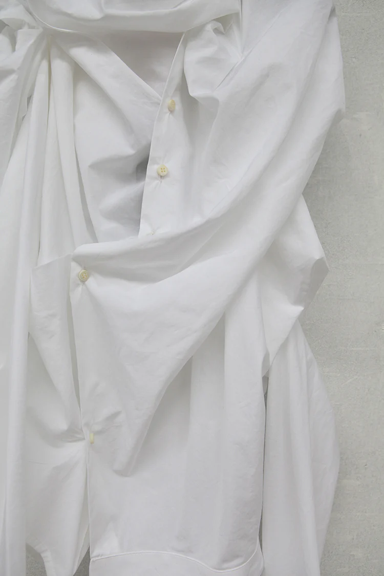 Aganovich CSH05 COTTON SHIRT shirt white - Image 13