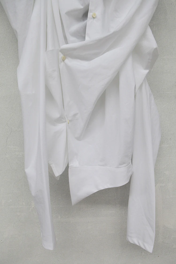 Aganovich CSH05 COTTON SHIRT shirt white - Image 14