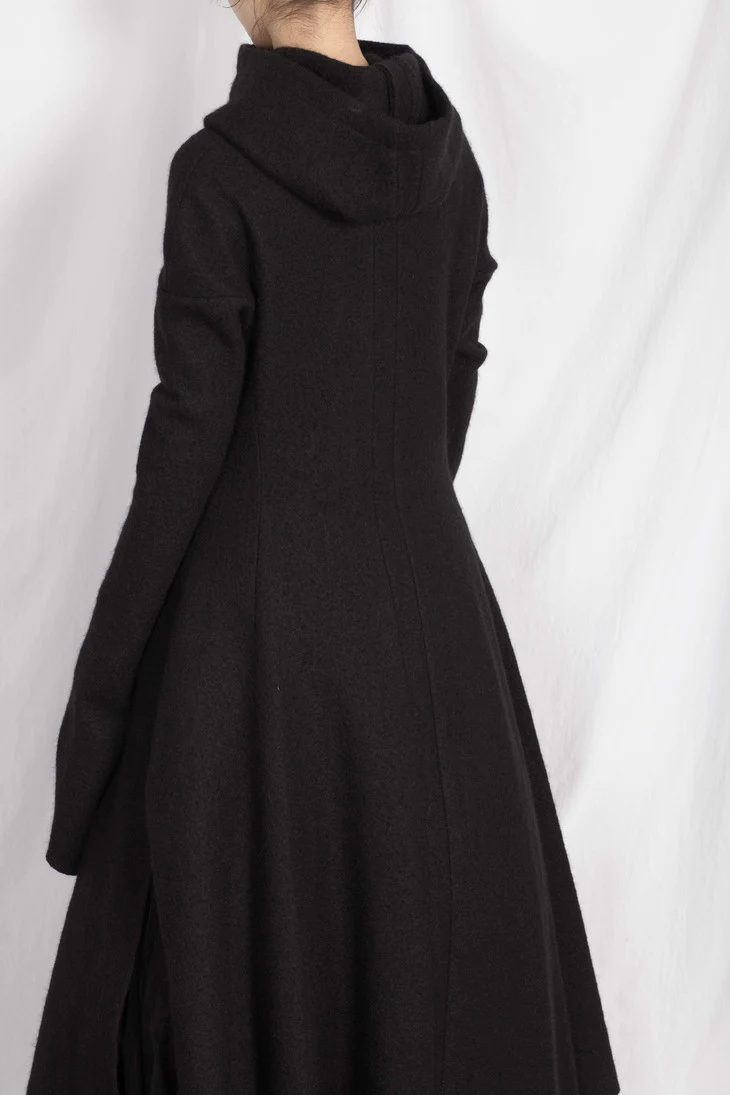 Aganovich (wool hooded sweater) KN02 FEMME BABY ALPACA - Image 6