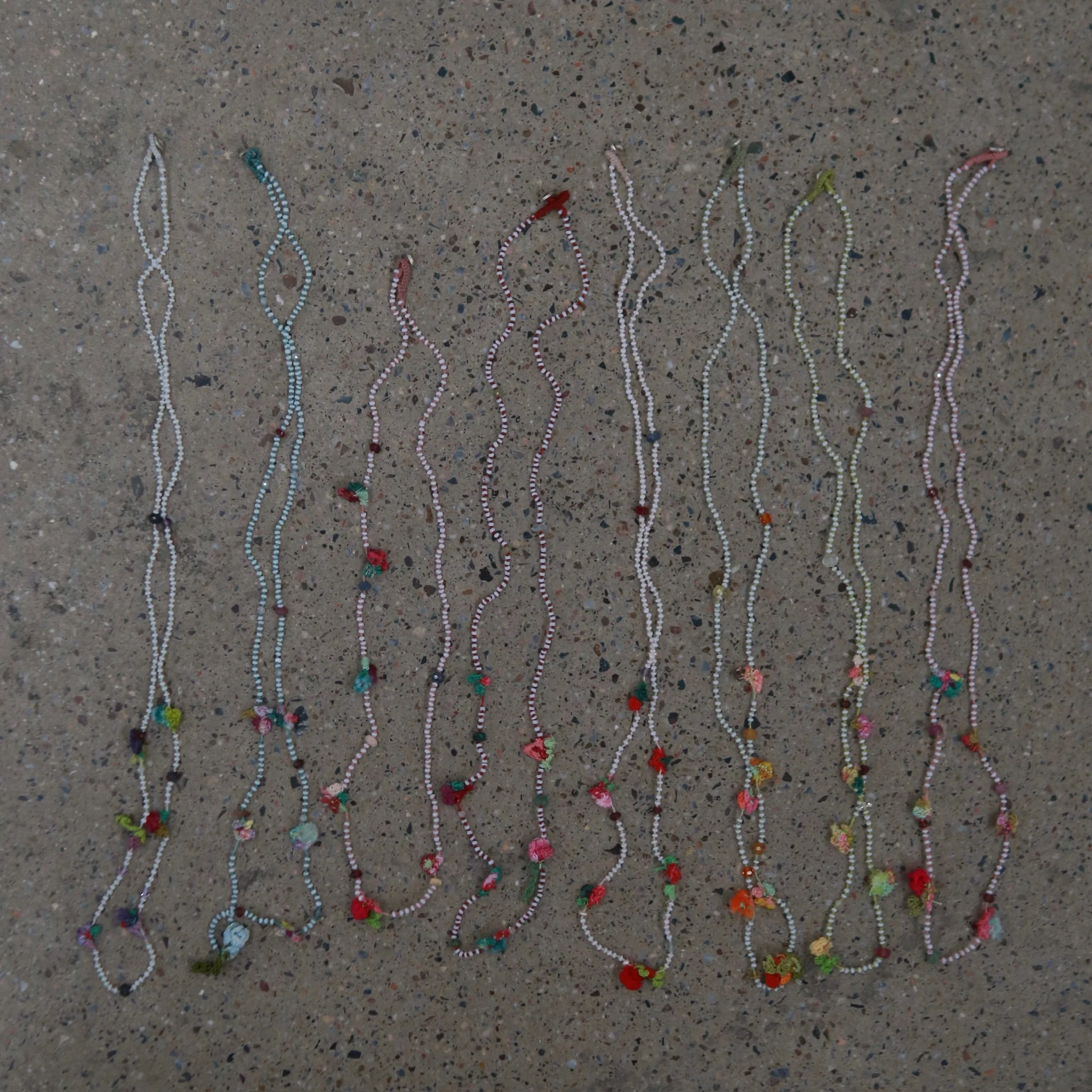 Antomoon necklace ATM-Antomoon-4-01-beads and flowers - Image 4