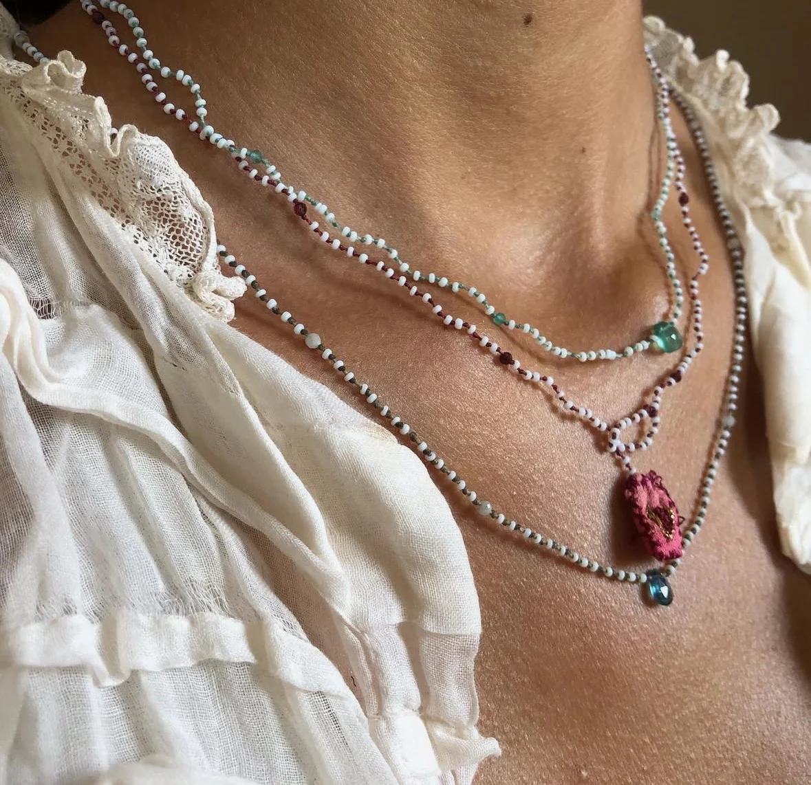 Antomoon necklace ATM-Antomoon-4-5-beadsand charms (Antomoon-4-1) - Image 7