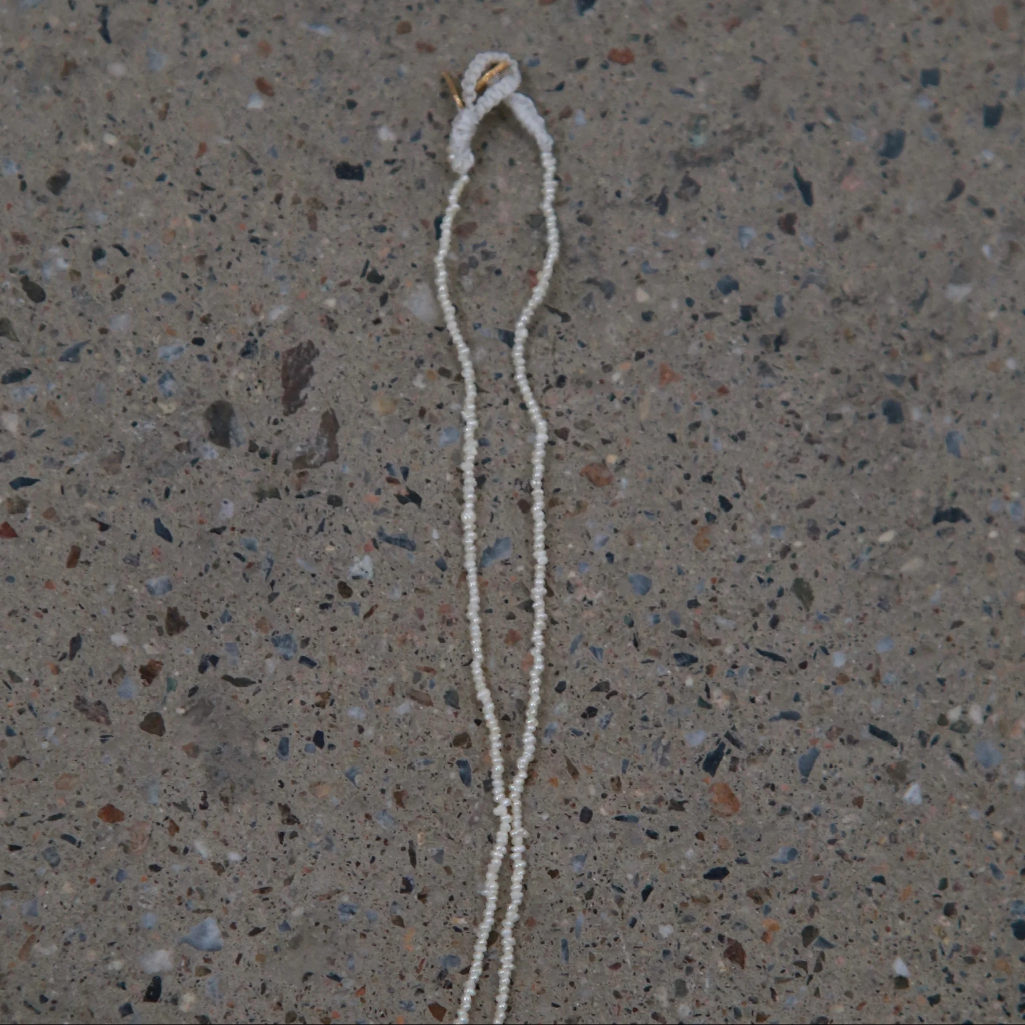 Antomoon necklace with antique beads and stainless steel ATM-Antomoon-15-bss - Image 3