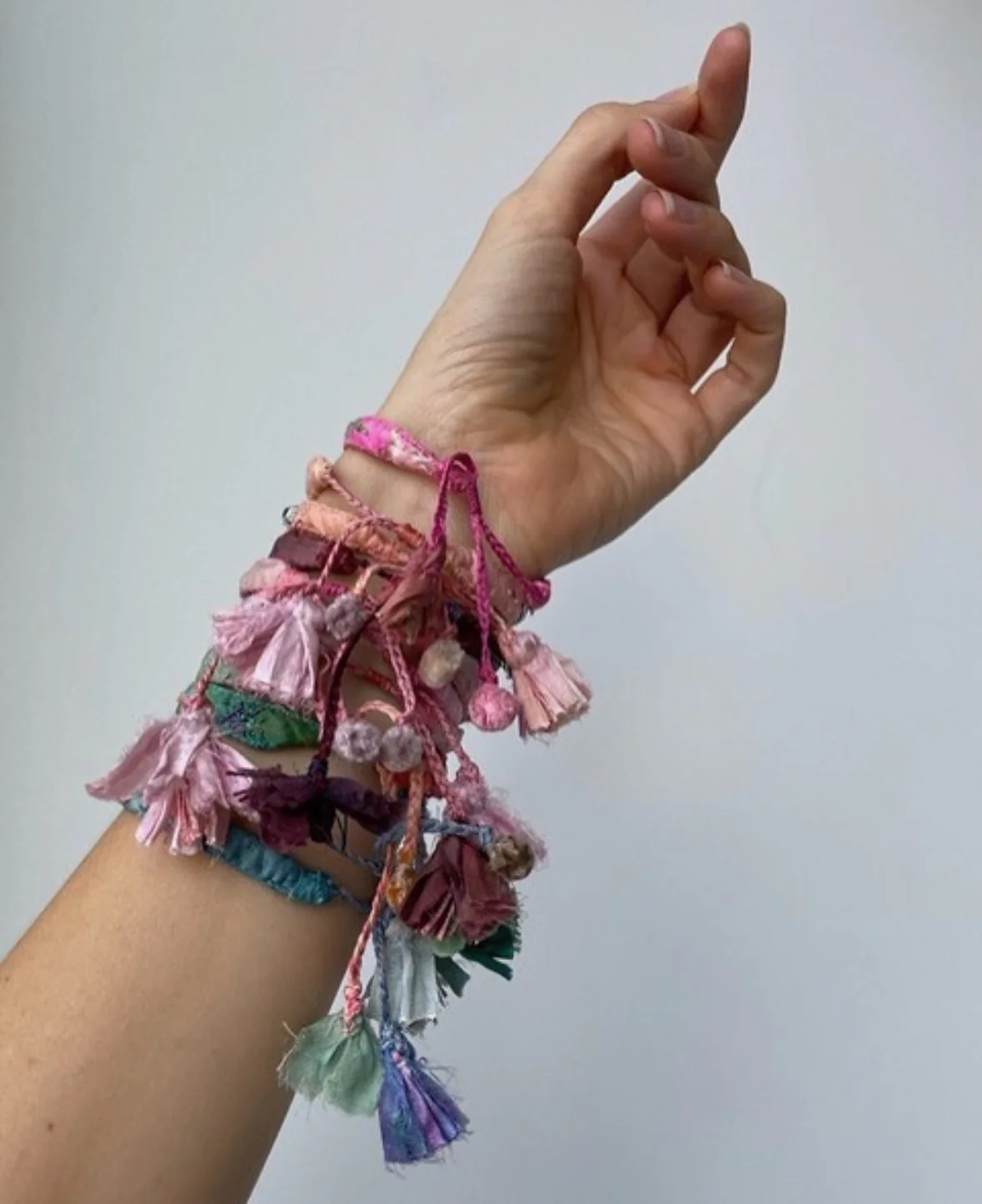 Antomoon Silk Embroidery Bracelet ATM-Antomoon-1-2-pastel palette (Antomoon-1-1) - Image 12