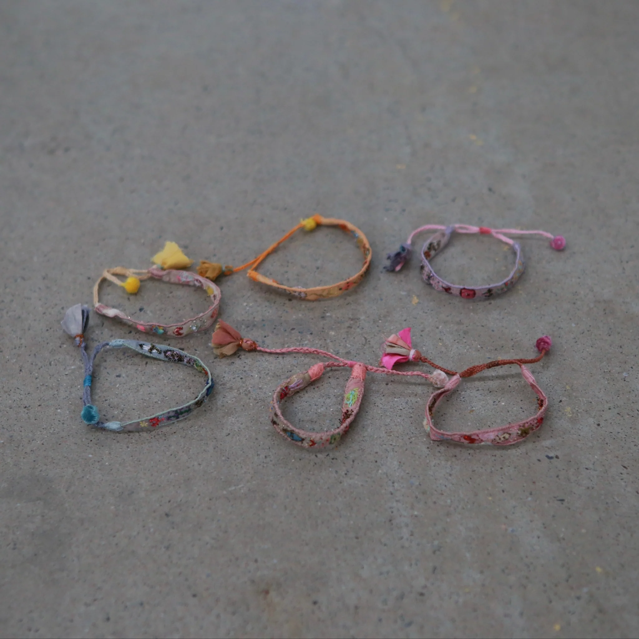 Antomoon Silk Embroidery Bracelet ATM-Antomoon-1-2-pastel palette (Antomoon-1-1) - Image 3