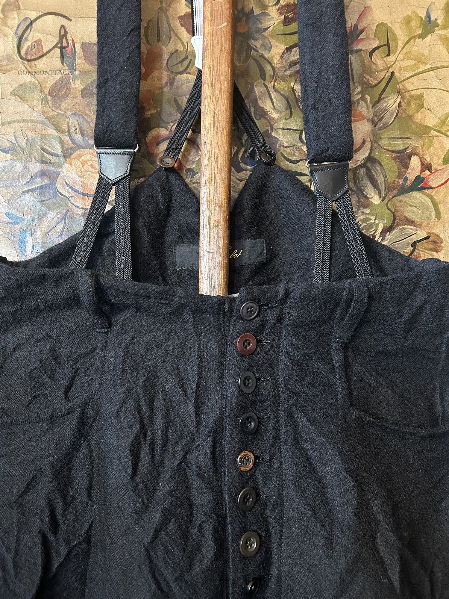 ARCHIVIO J.M.Ribot 24 Autumn and Winter Overalls AJM-PA54/NR-0 Black - Image 5