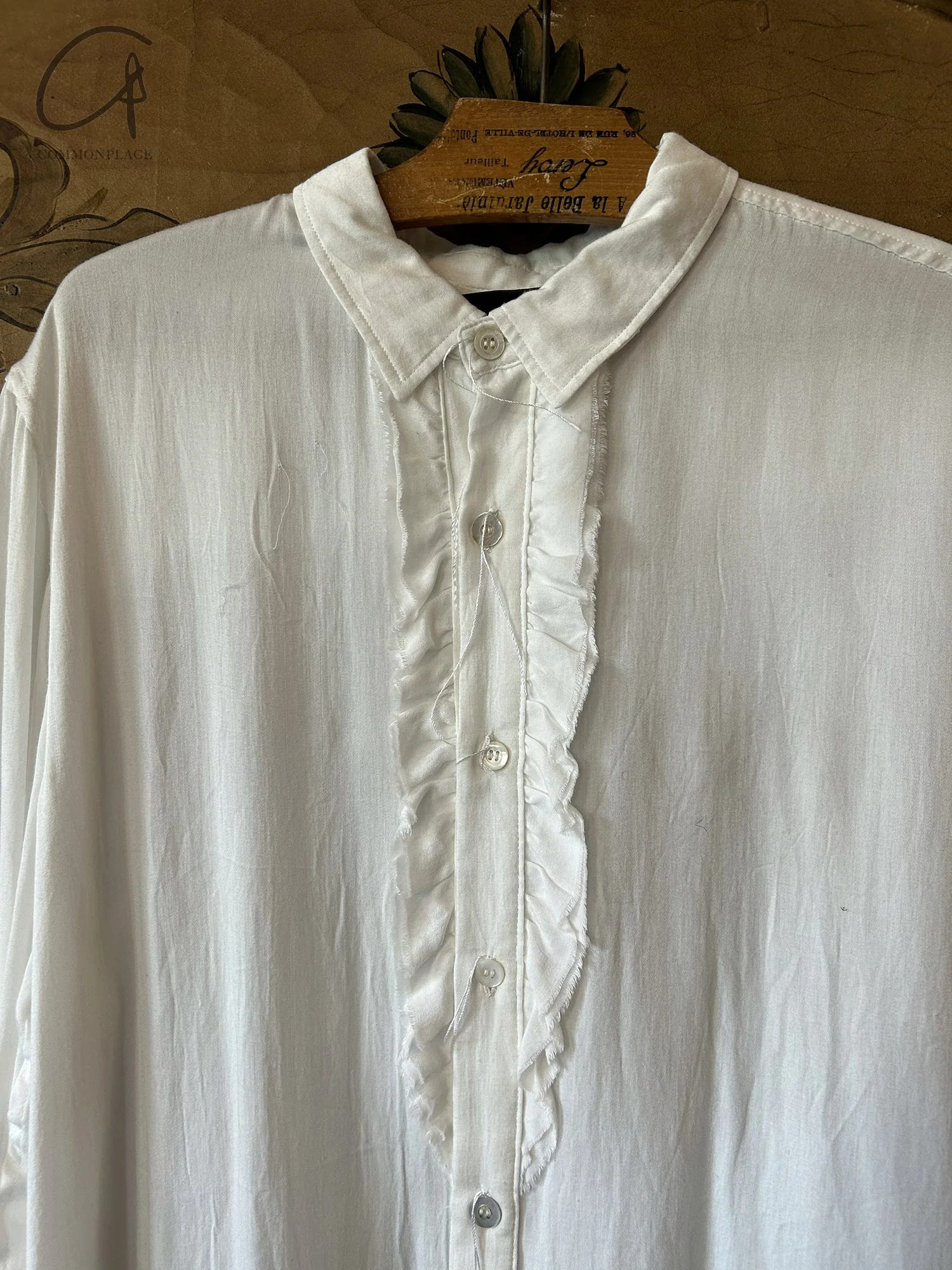 ARCHIVIO J.M.Ribot 24 spring and summer shirt white SH55/MI-BAI - Image 3