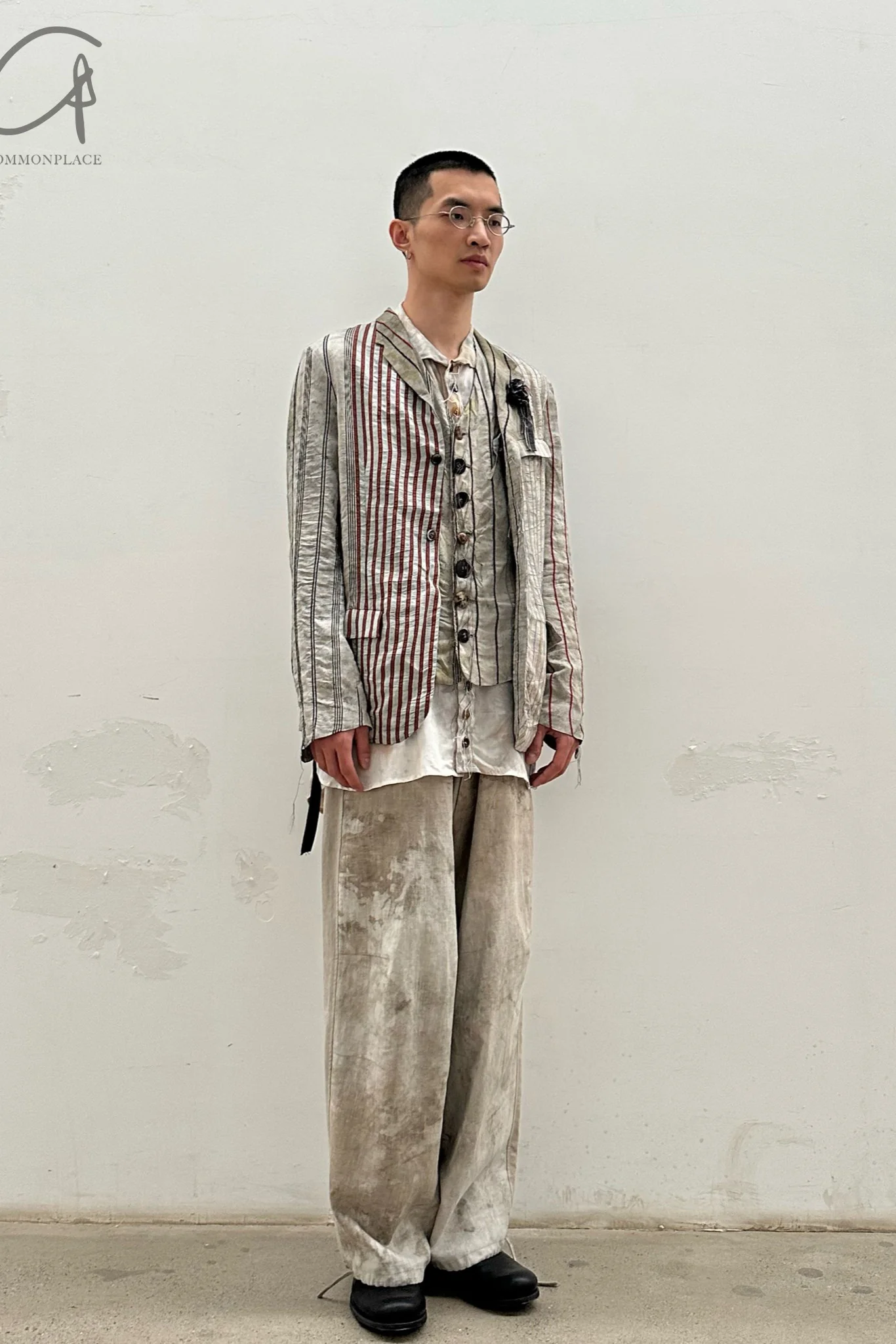 ARCHIVIO J.M.Ribot color block stripe suit G01/FD - Image 16