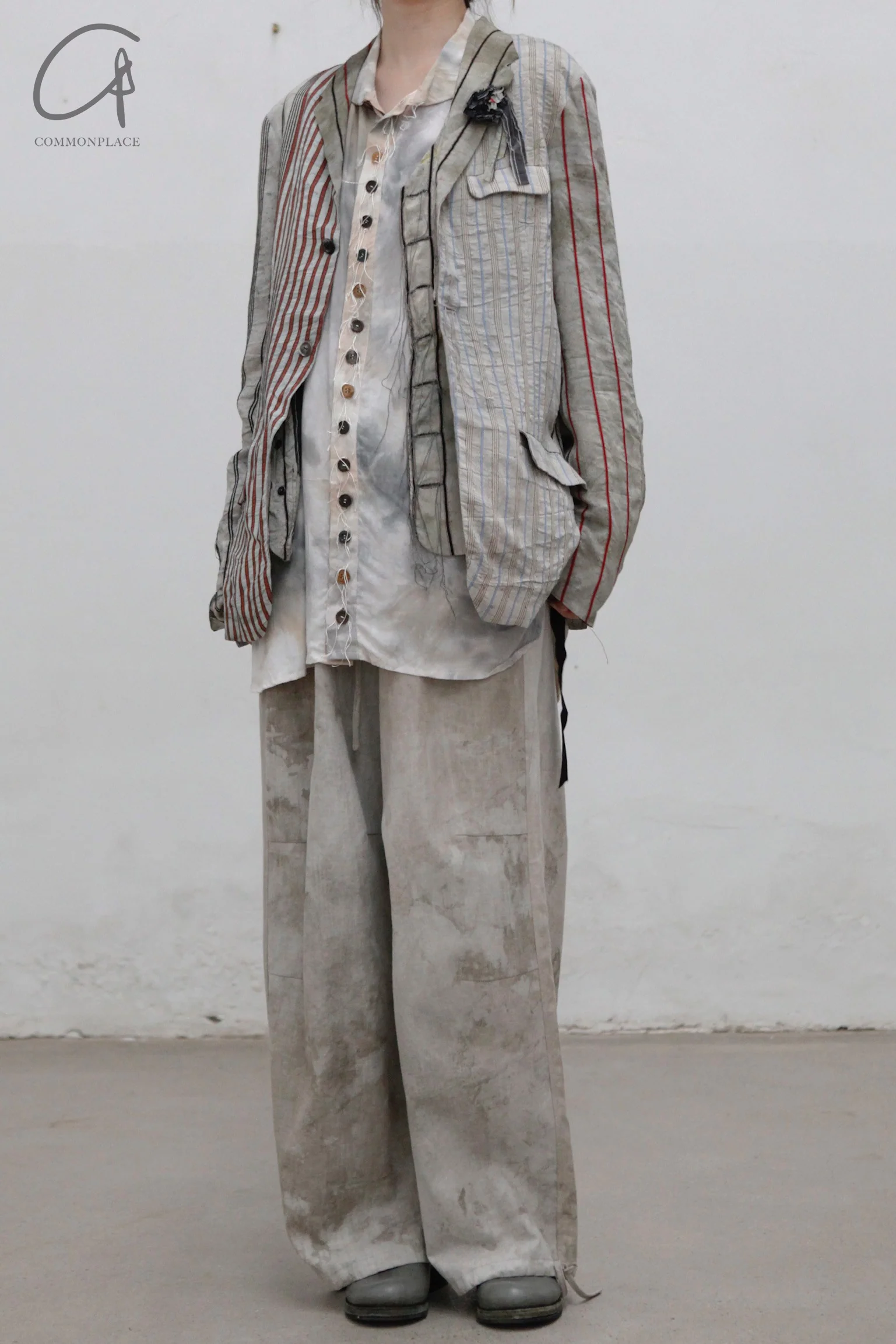 ARCHIVIO J.M.Ribot color block stripe suit G01/FD - Image 5