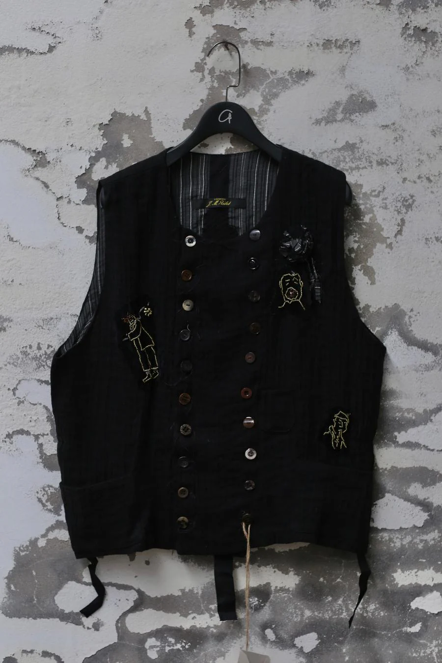 ARCHIVIO J.M.Ribot hand-decorated waistcoat GL08/LB/TOPPE - Image 8