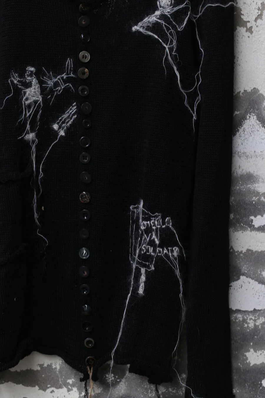 ARCHIVIO J.M.Ribot hand-embroidered sweater KN38/LI/RI - Image 2