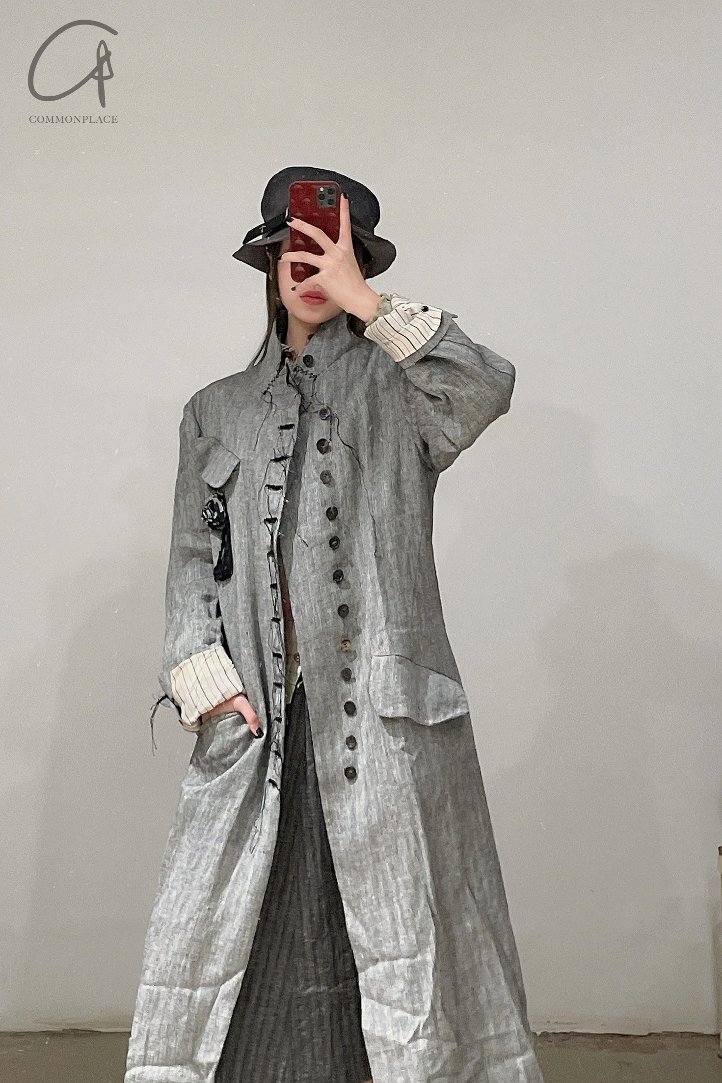 ARCHIVIO J.M.Ribot Long Coat CO10/BW - Image 4