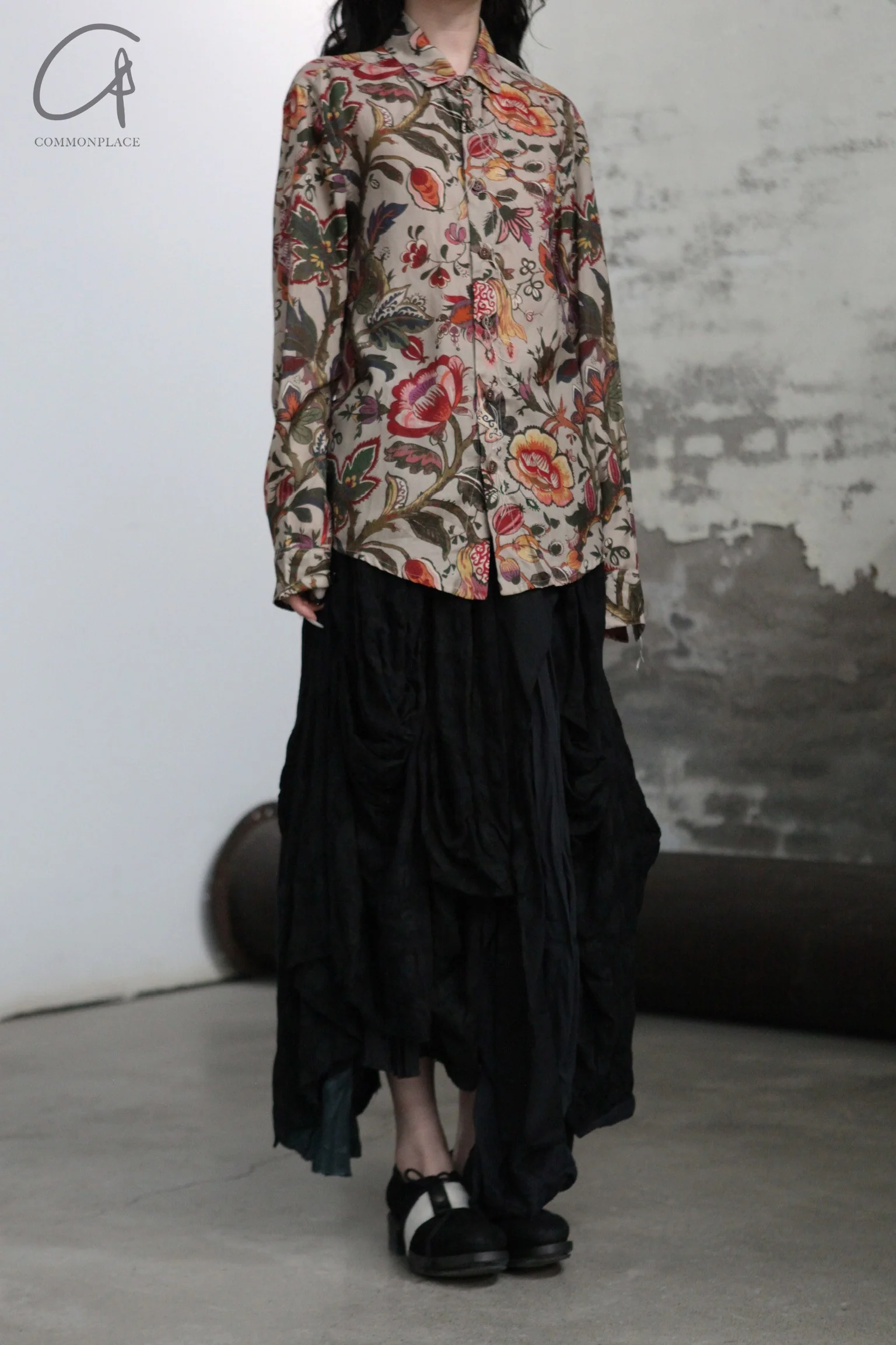 ARCHIVIO J.M.Ribot multi-layered skirt AWSK03/CK - Image 10