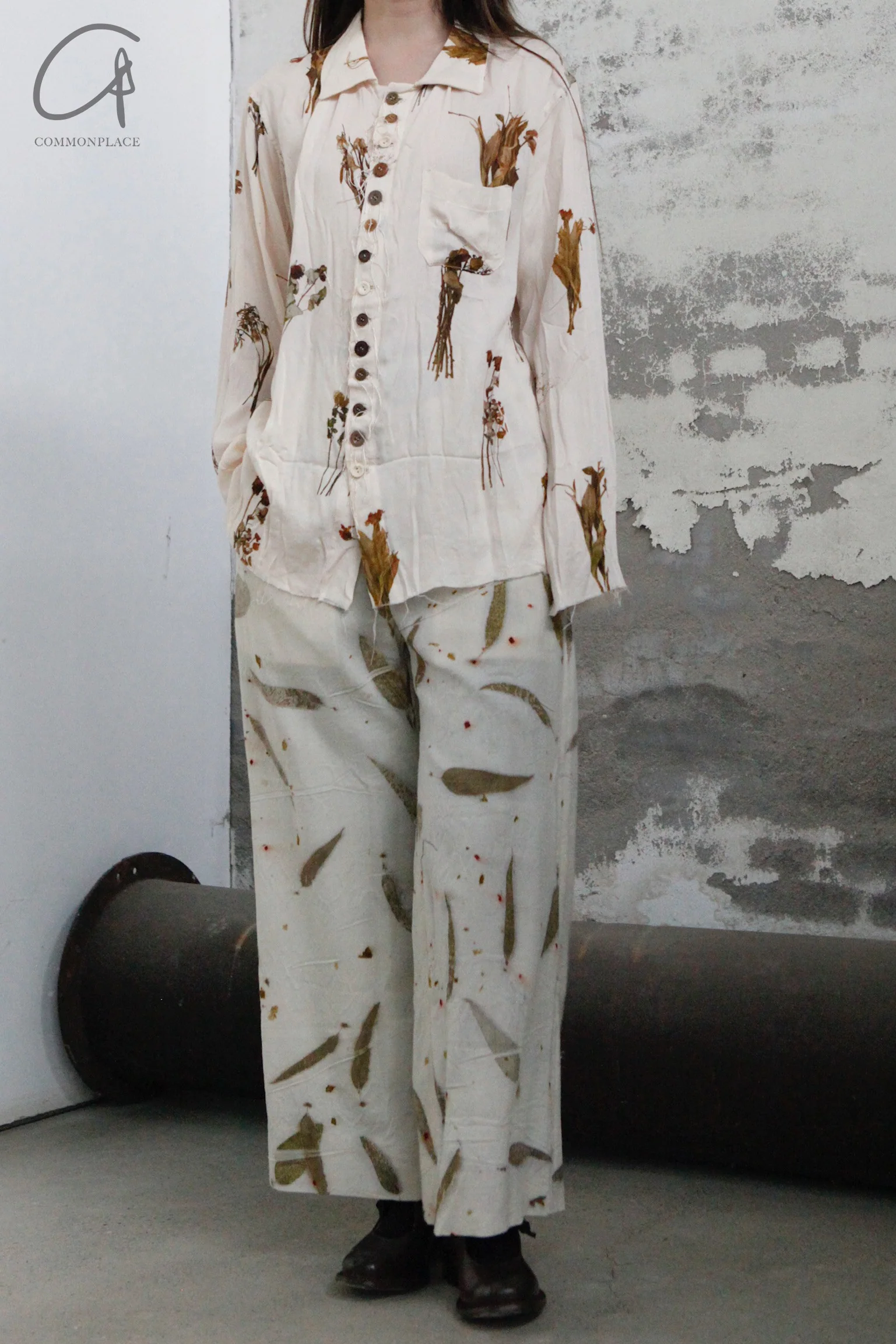 Archivio J.M.Ribot Natural dyed trousers PA30/W/EP - Image 25
