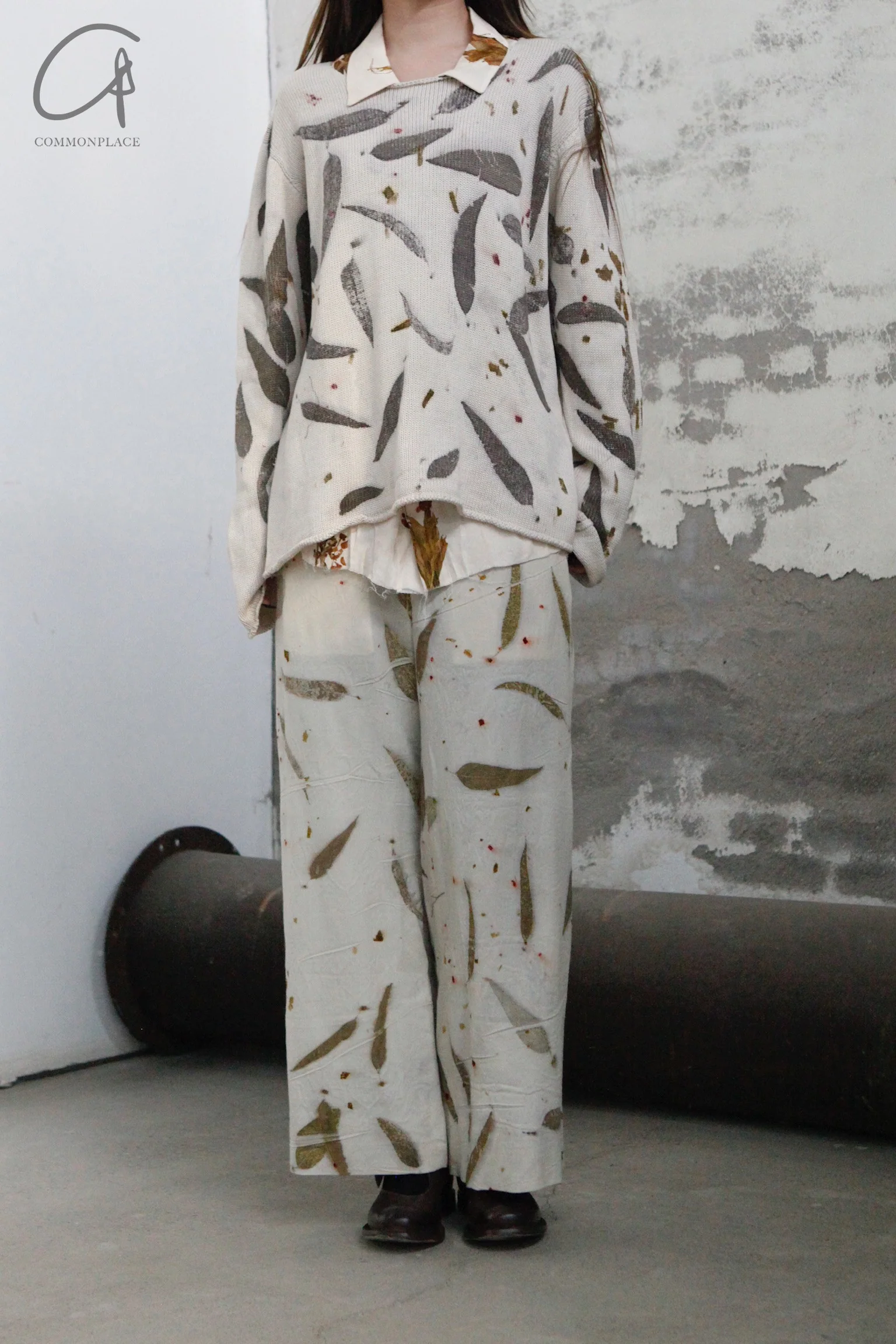 Archivio J.M.Ribot Natural dyed trousers PA30/W/EP - Image 30