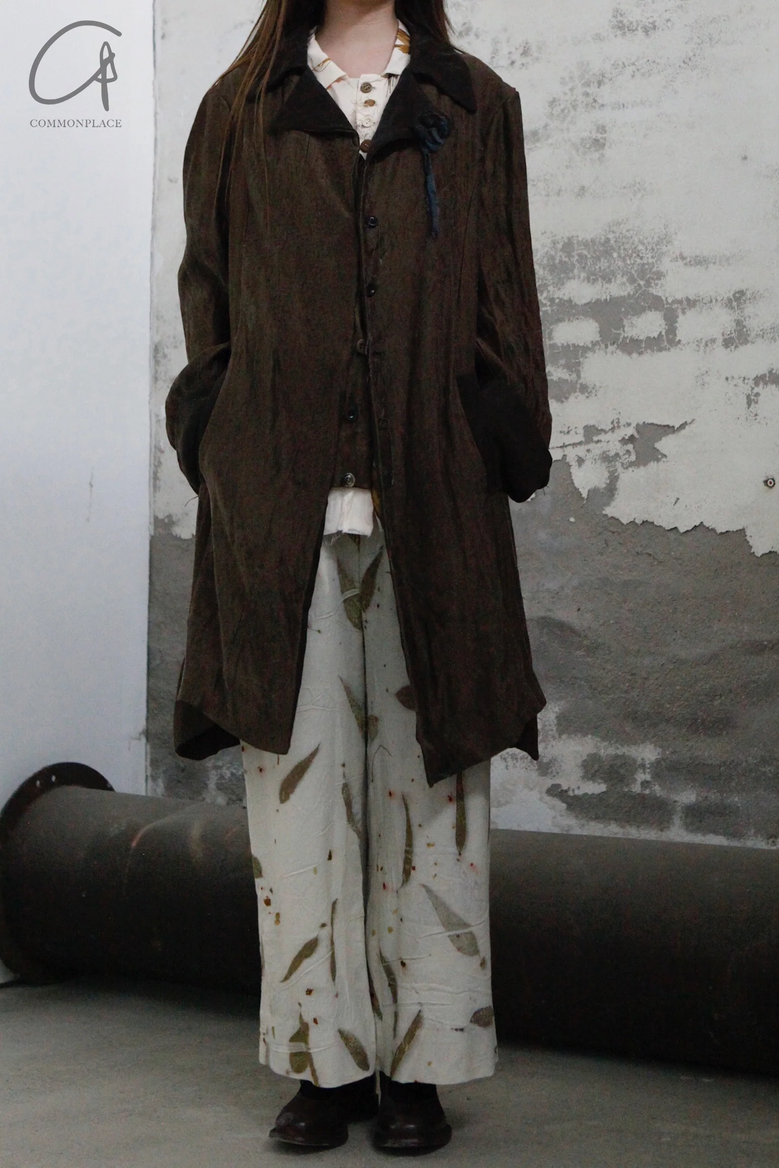 Archivio J.M.Ribot Natural dyed trousers PA30/W/EP - Image 33