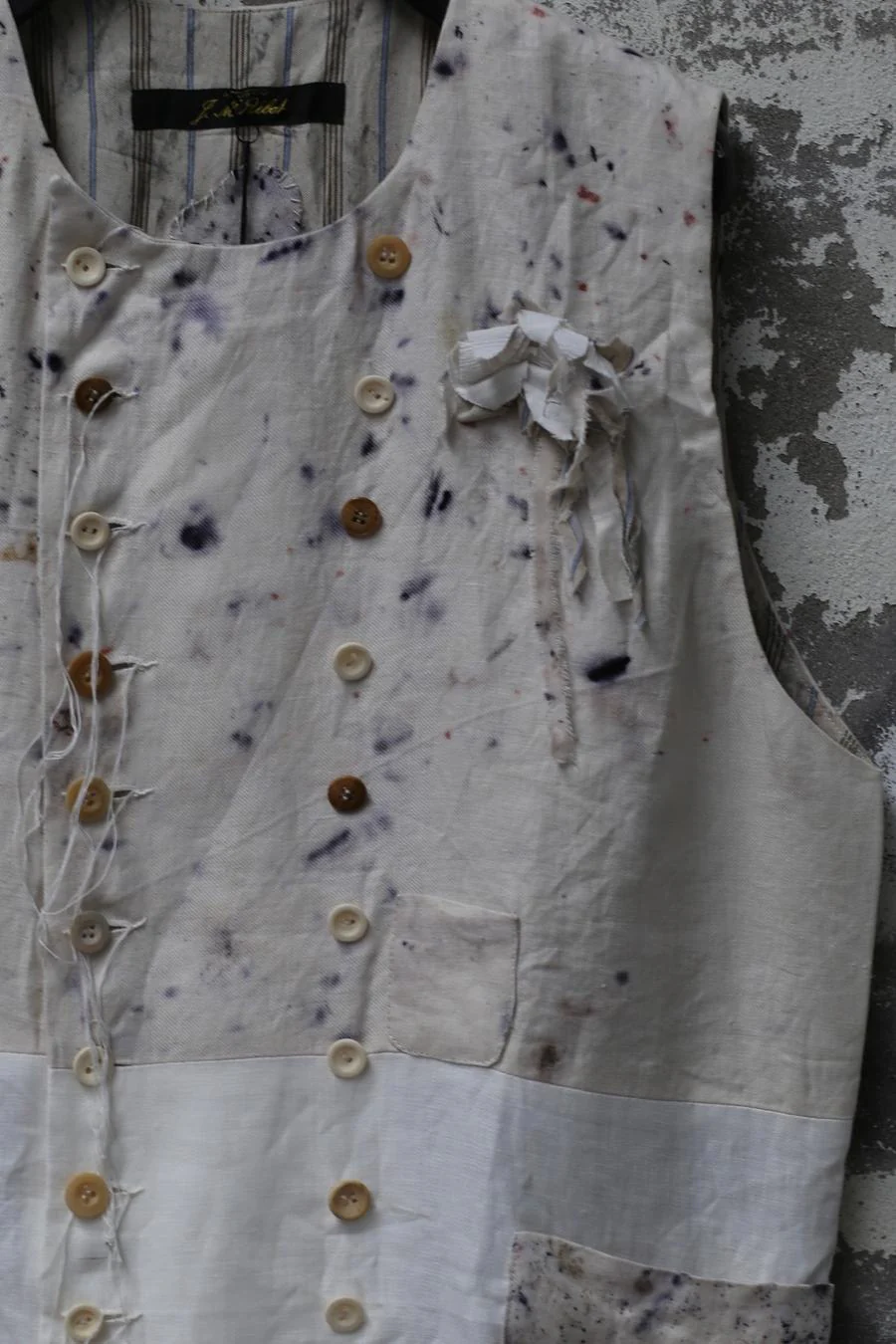 ARCHIVIO J.M.Ribot Natural Dyed Vest GL08/ND - Image 7