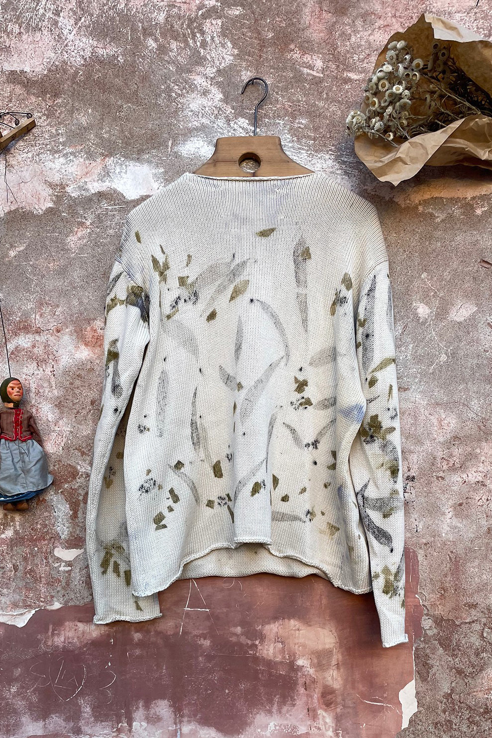 Archivio J.M.Ribot Natural stain sweater KN42/EP - Image 12