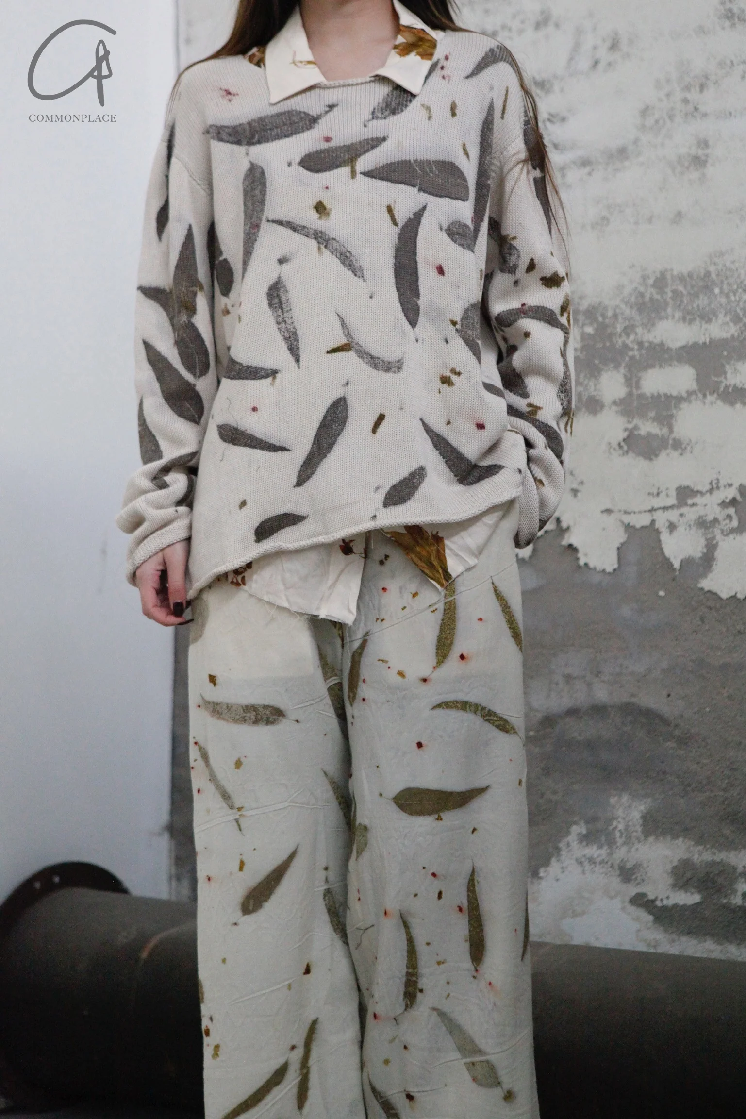 Archivio J.M.Ribot Natural stain sweater KN42/EP - Image 2