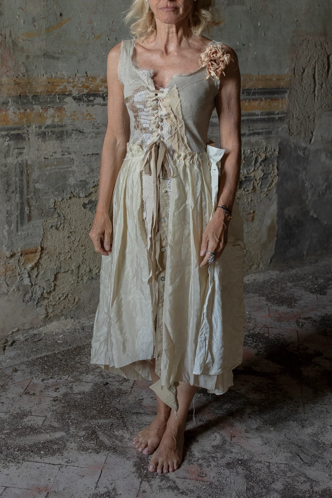 ARCHIVIO J.M.Ribot Patchwork Dress AWD06/SL - Image 15