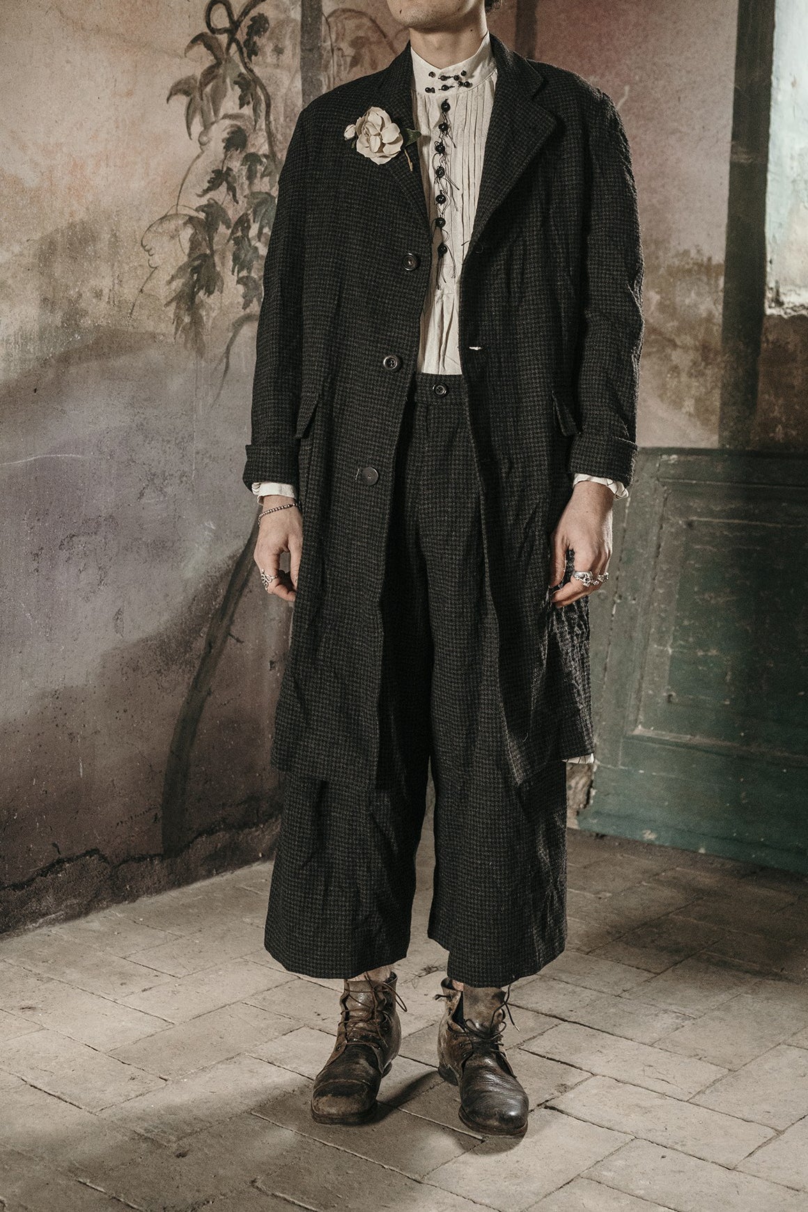 Archivio J.M.Ribot Plaid coat CO06/VR - Image 12