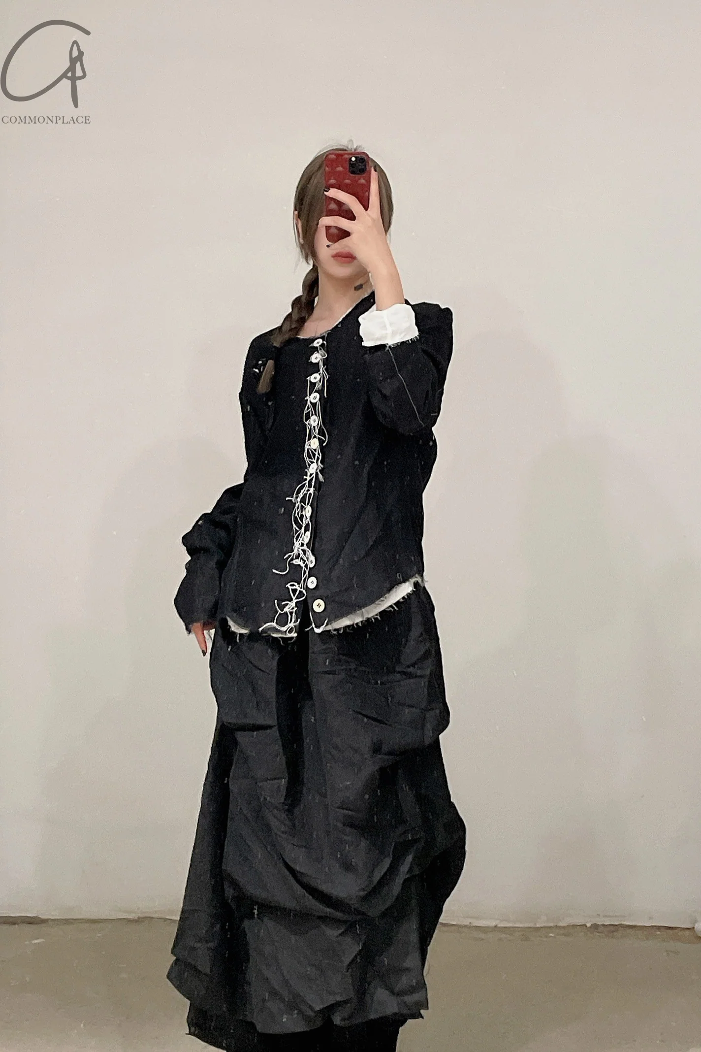 ARCHIVIO J.M.Ribot pleated skirt AWSK04/LN - Image 17