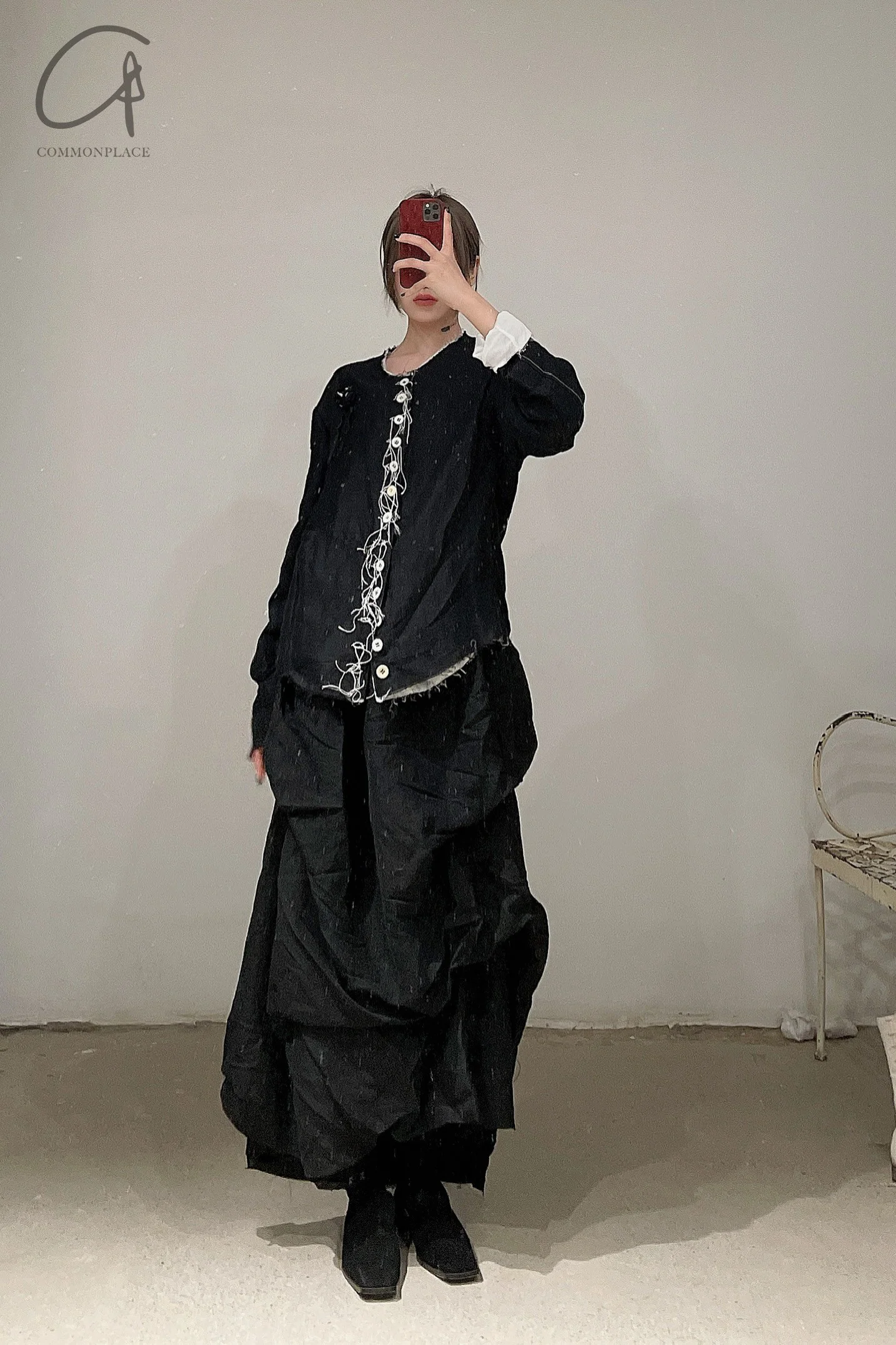 ARCHIVIO J.M.Ribot pleated skirt AWSK04/LN - Image 18