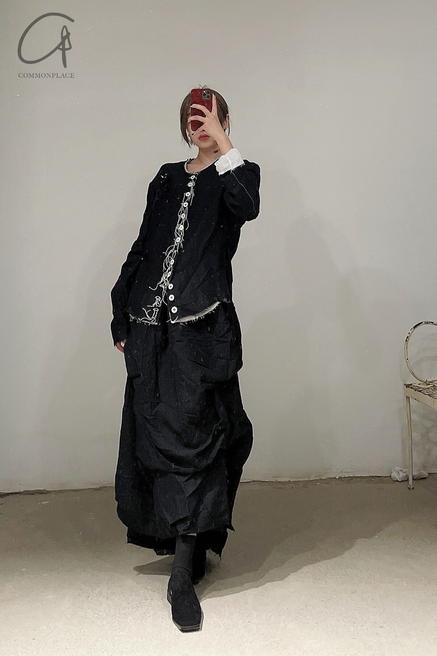ARCHIVIO J.M.Ribot pleated skirt AWSK04/LN - Image 19