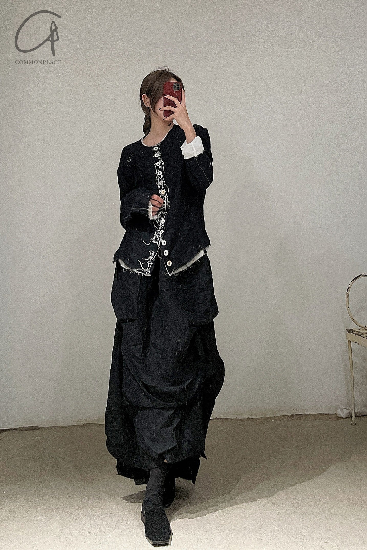 ARCHIVIO J.M.Ribot pleated skirt AWSK04/LN - Image 21