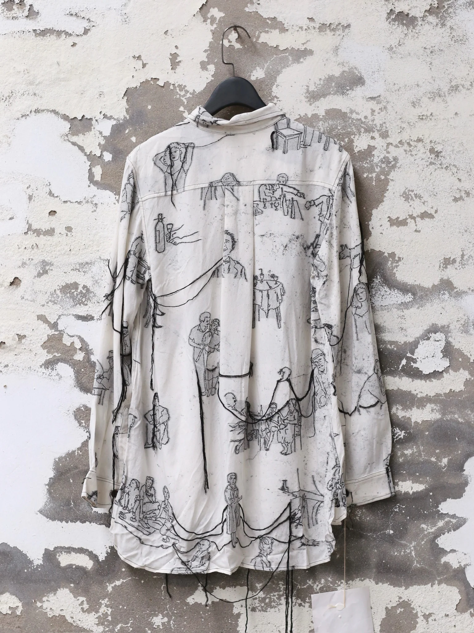 ARCHIVIO J.M.Ribot shirt/cropped pants Italy AJM-SH07/SG-BAI shirt - Image 4