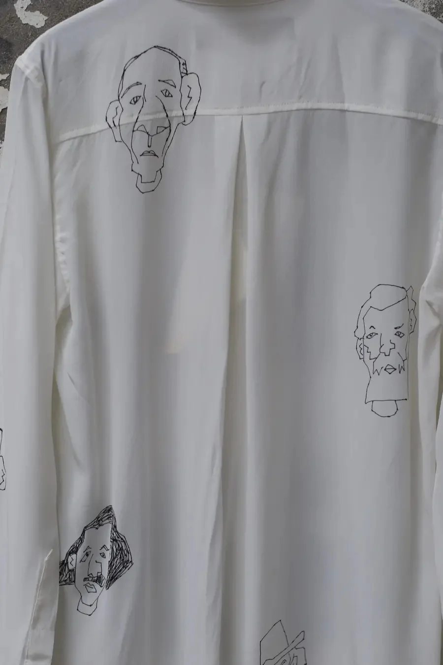 ARCHIVIO J.M.Ribot sketch portrait shirt SH07/CR - Image 3