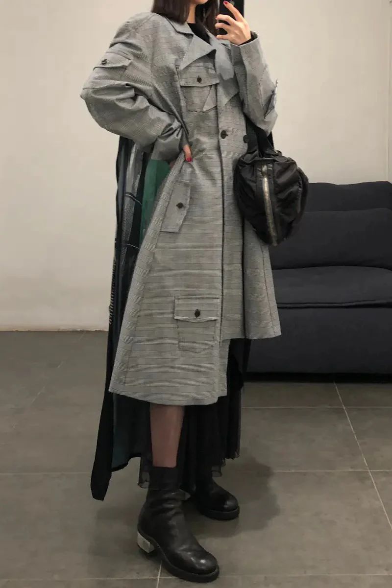 Area by barbara bologna CISPF-40 printed silk scarf trench coat - Image 2