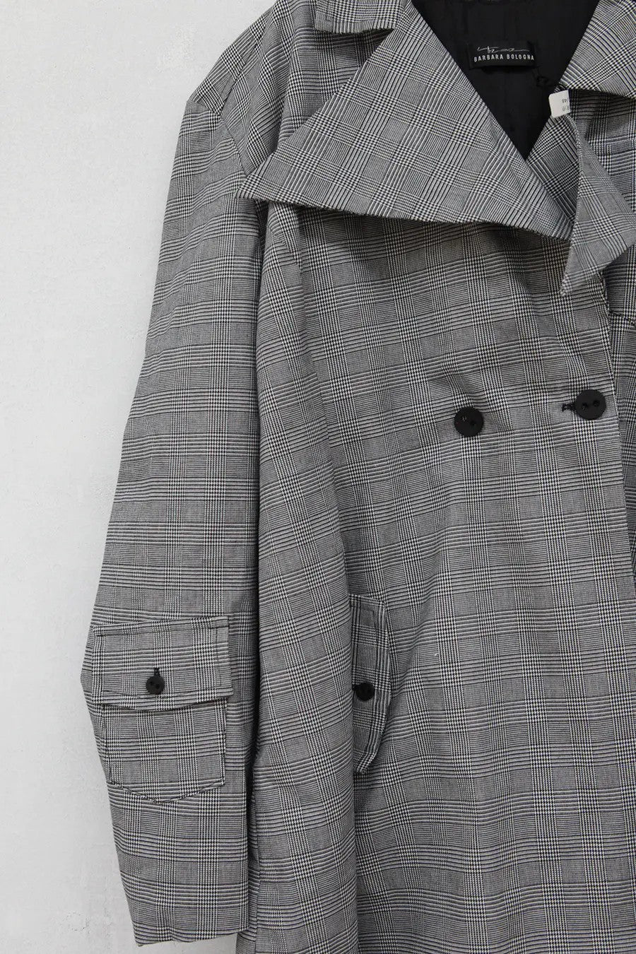 Area by barbara bologna CISPF-40 printed silk scarf trench coat - Image 7