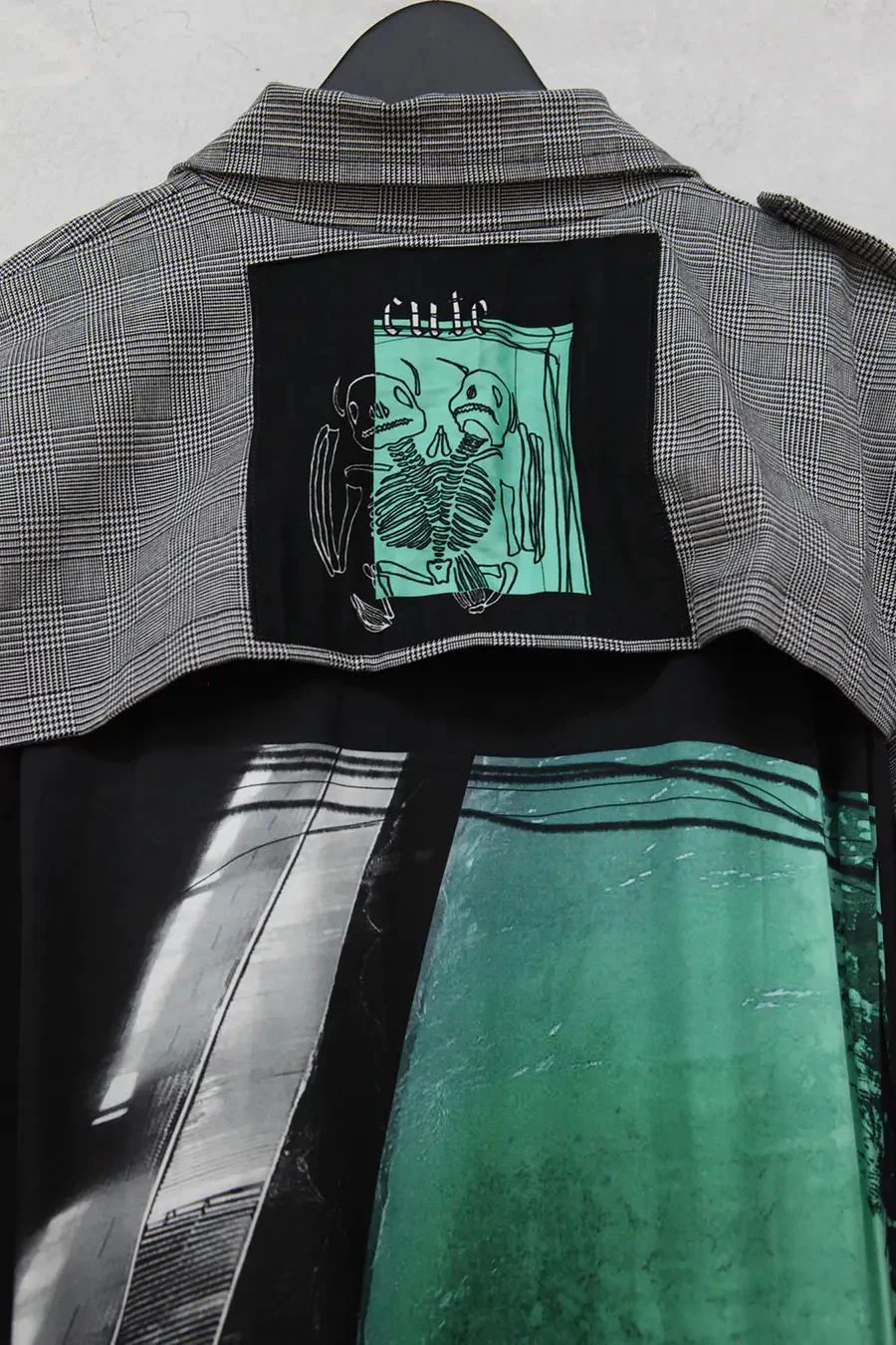 Area by barbara bologna CISPF-40 printed silk scarf trench coat - Image 8