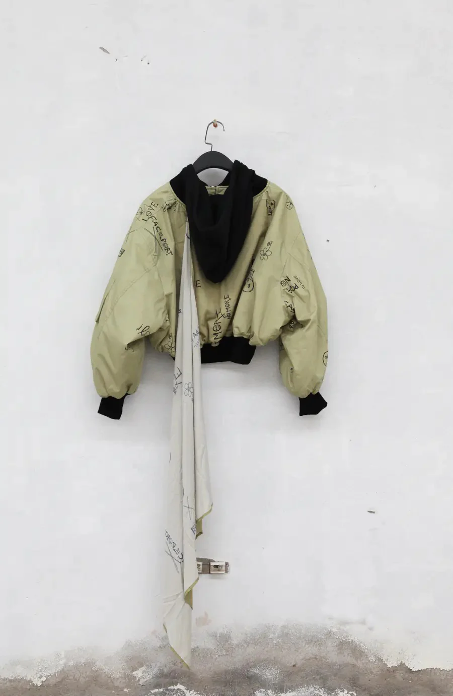 Area by barbara bologna short print jacket GALP-04 matcha - Image 4