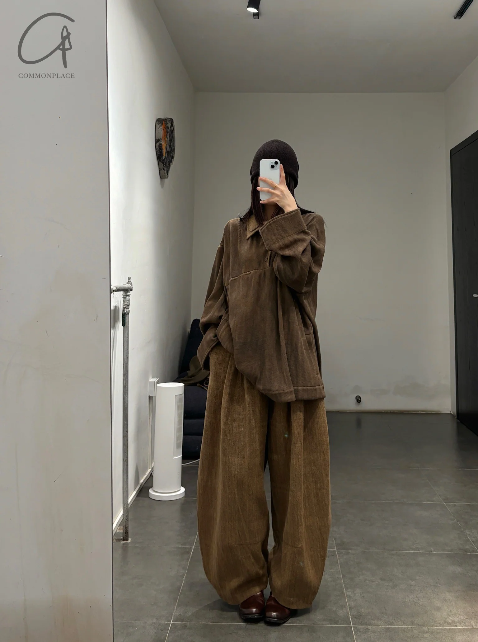 AVIVA JIFEI XUE 24 Autumn and Winter Pullover Turtleneck Fleece Top AJX-FW24-PHFT-DKCW-AS Dark Persimmon FW24-PHFT-CWC - Image 13