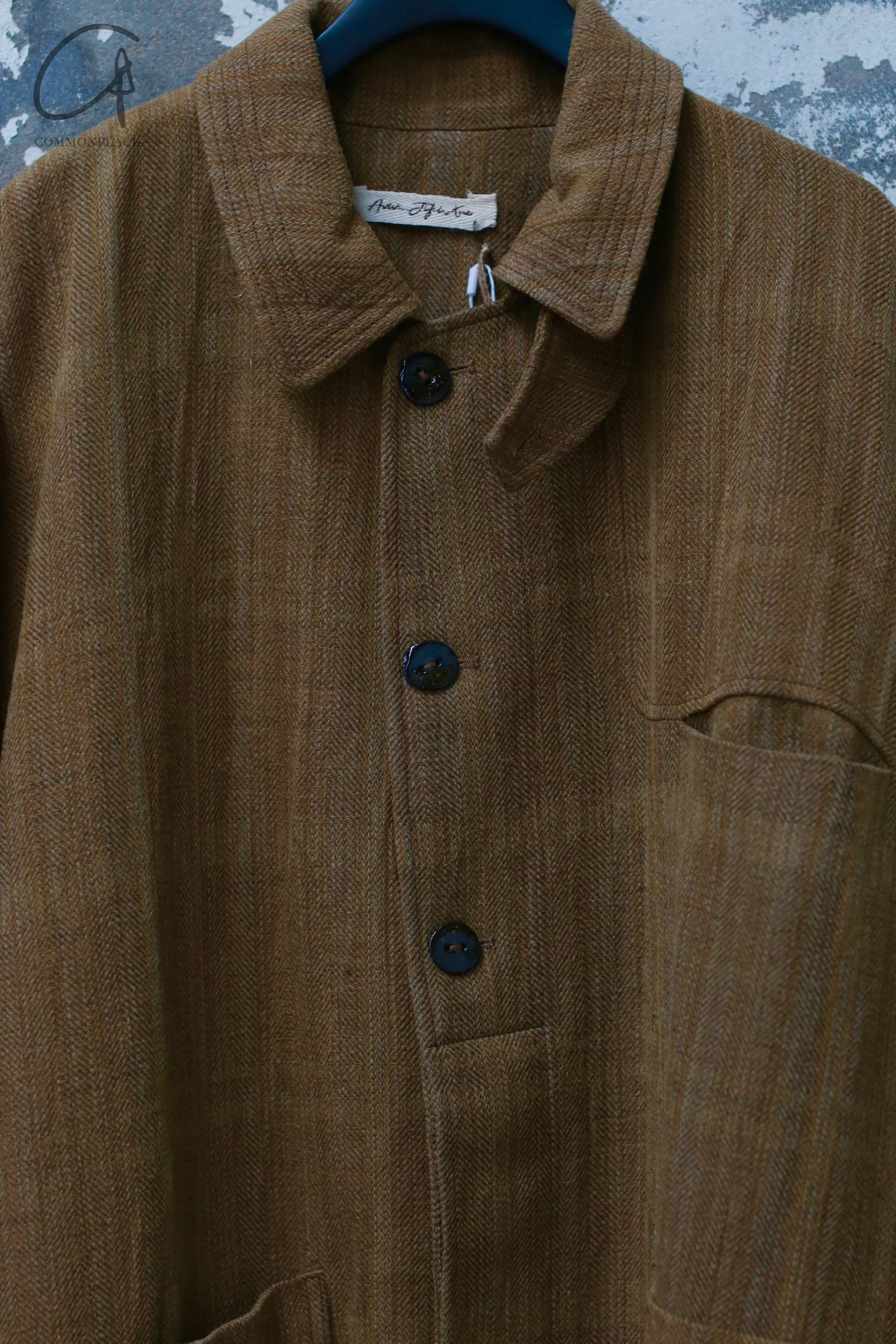 AVIVA JIFEI XUE 24 Autumn and Winter Wool Linen Plaid Casual Coat AJX-FW24-RMC-KWLC-GW Plaid - Image 2