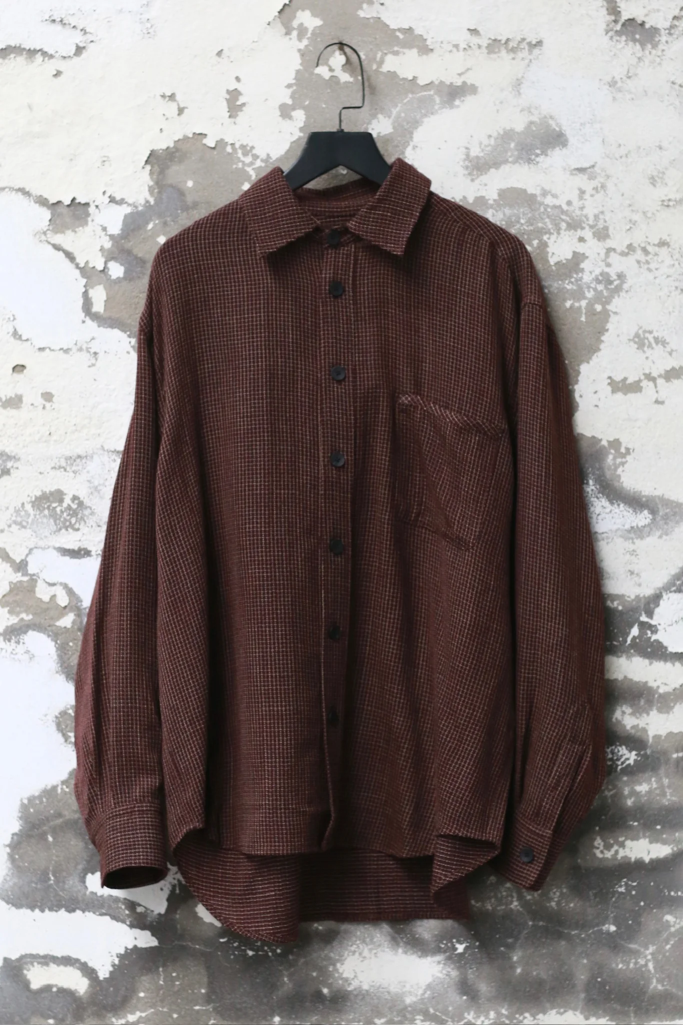 AVIVA JIFEI XUE 25 Autumn/Winter Shirt AJX-FW25-ES-BFWC-Burgundy