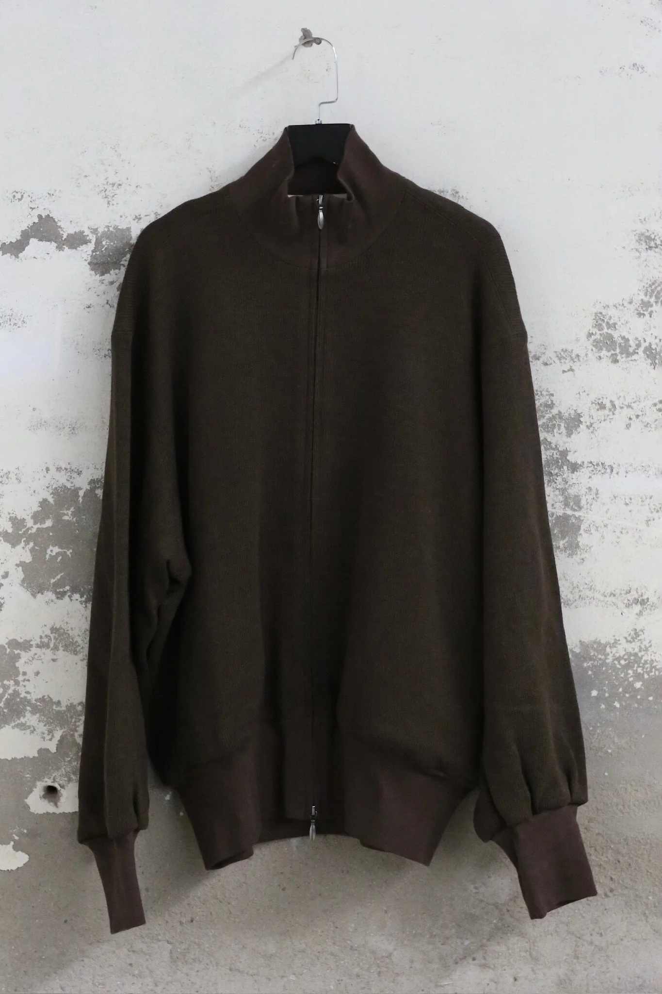 Aviva Jifei Xue 26SS Knit Jacket AJX-SS26-DKB-DBCWK-Deep Brown