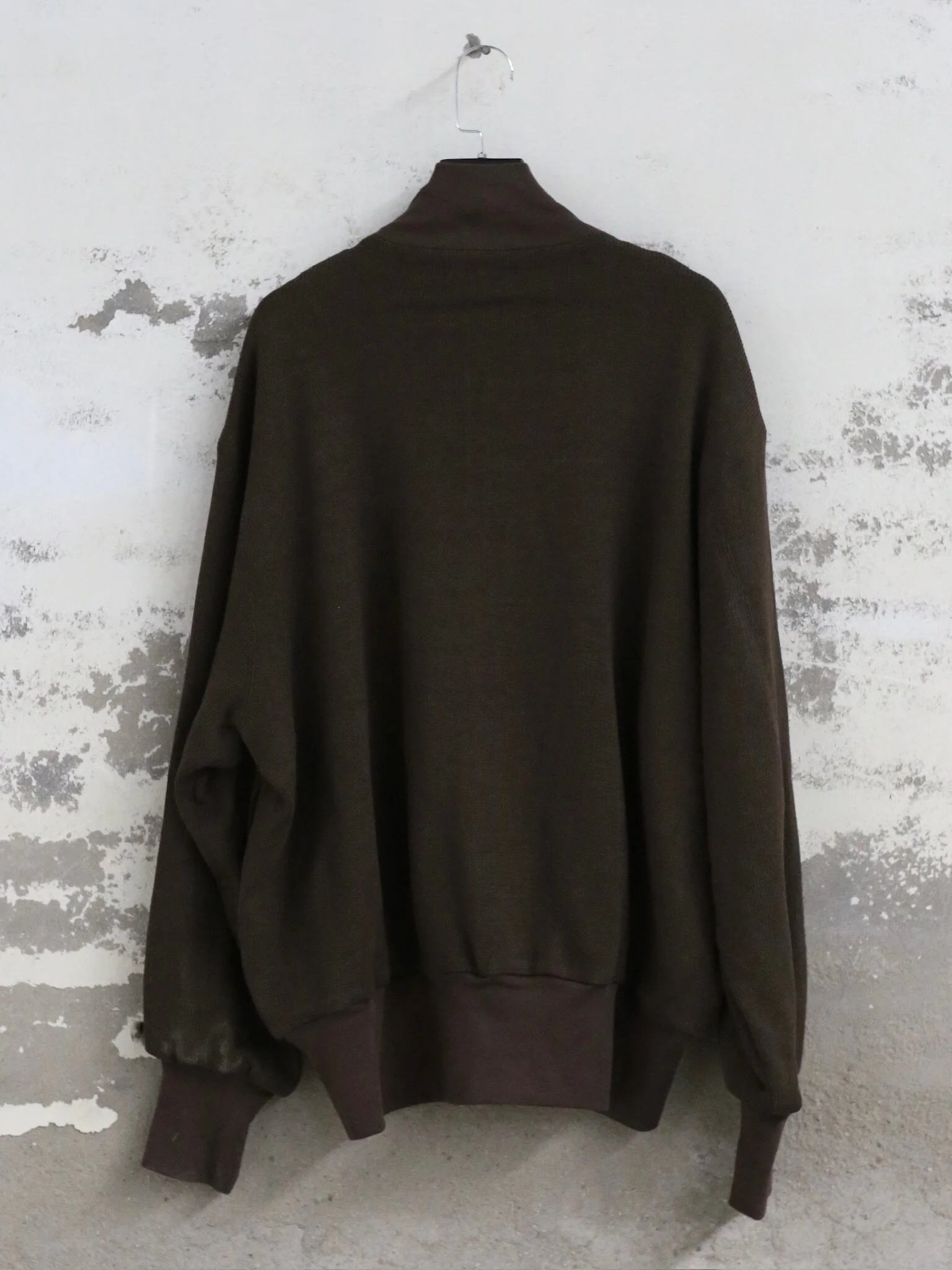 Aviva Jifei Xue 26SS Knit Jacket AJX-SS26-DKB-DBCWK-Deep Brown - Image 4