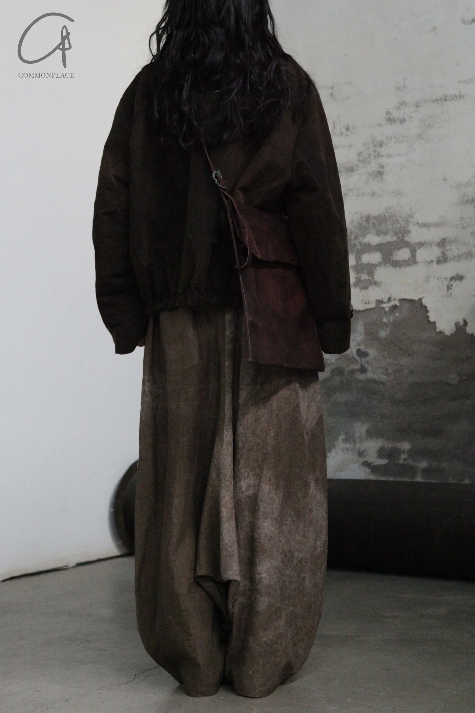 AVIVA JIFEI XUE cocoon draped trousers SS24-CSDP-BB (SS24-CSDP) - Image 8