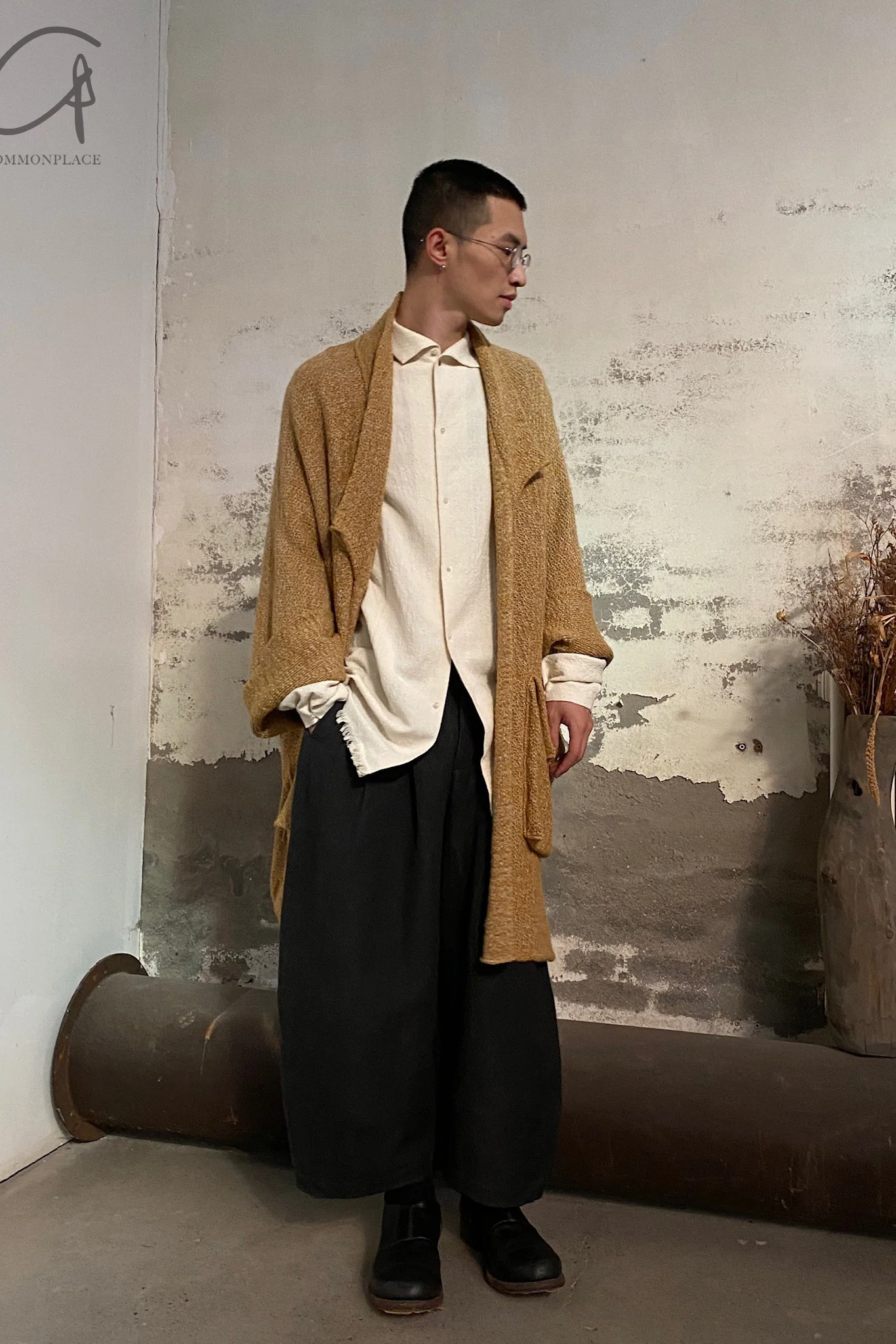 AVIVA JIFEI XUE Cocoon Wide Leg Pants FW22-CWLP-DGRY - Image 18