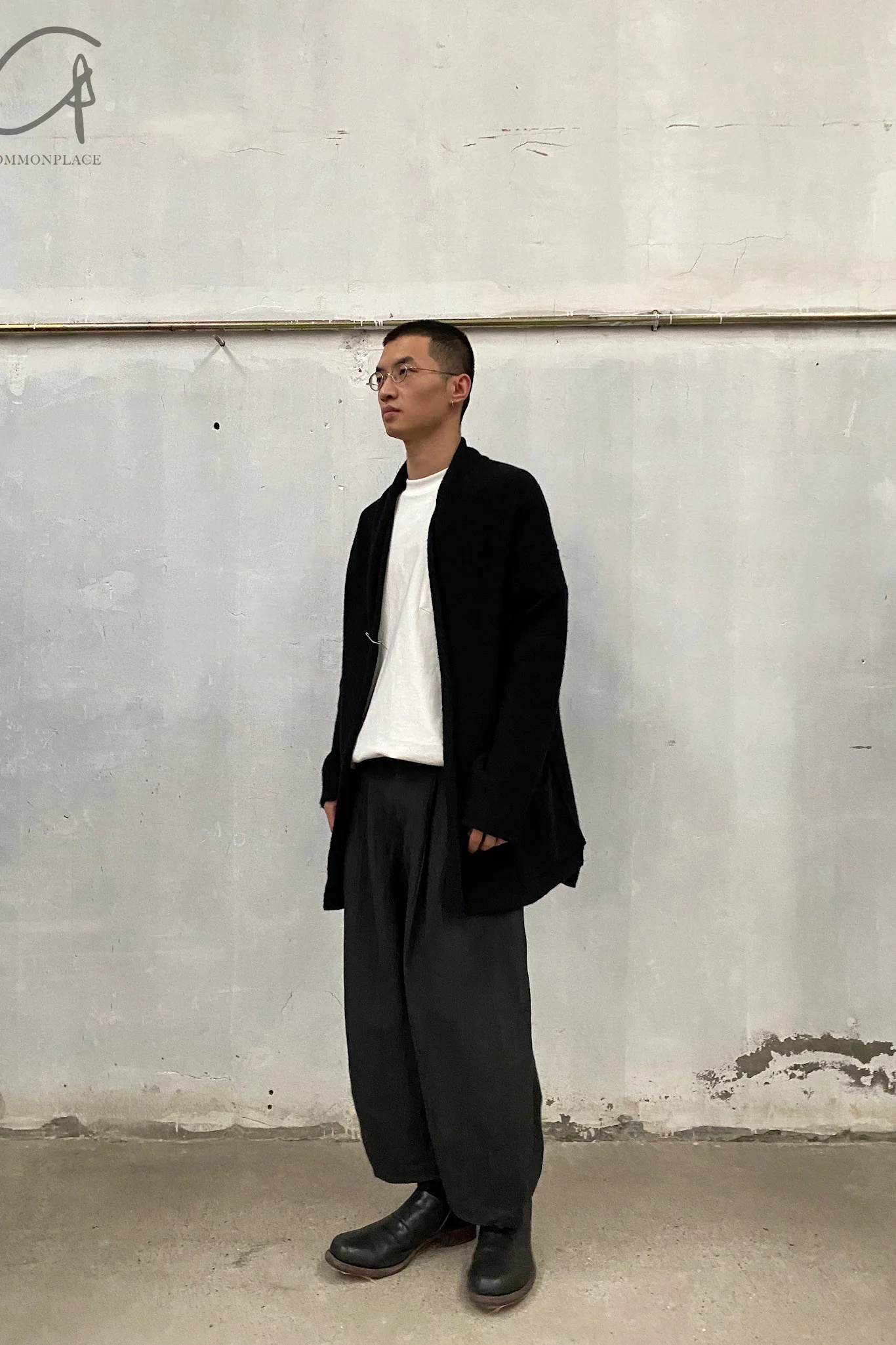 AVIVA JIFEI XUE Cocoon Wide Leg Pants FW22-CWLP-DGRY - Image 5