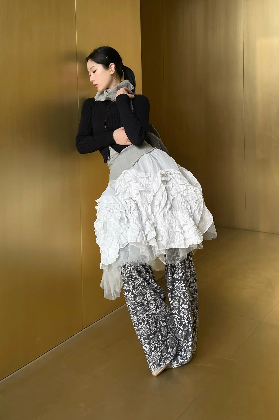 AVIVA JIFEI XUE drawstring trousers SS24-DSP-PKI - Image 12