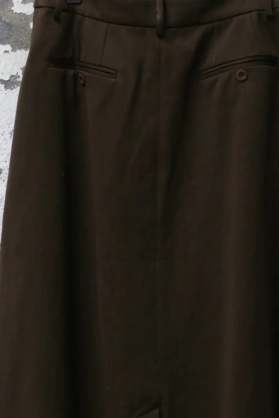 AVIVA JIFEI XUE low-waist A-line long skirt FW23-AMS-BR - Image 7