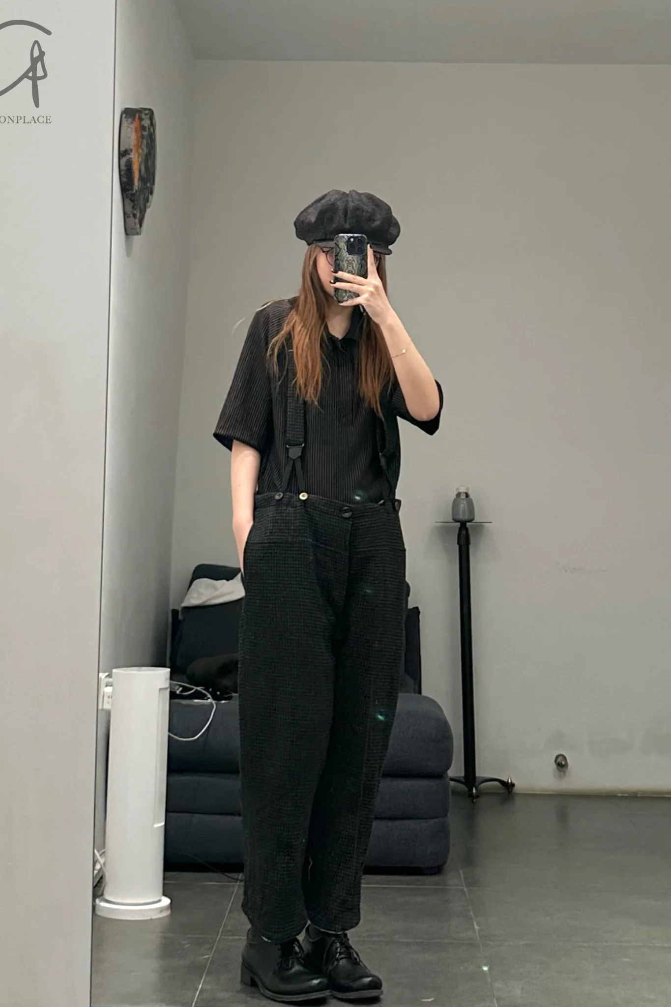 Aviva Jifei Xue oversized short-sleeved POLO shirt SS23-OSSP-Stp - Image 30