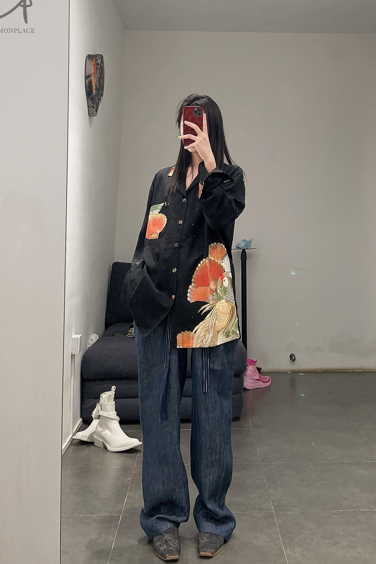 AVIVA JIFEI XUE Patch Belt Pants S22-BSLP10 - Image 14