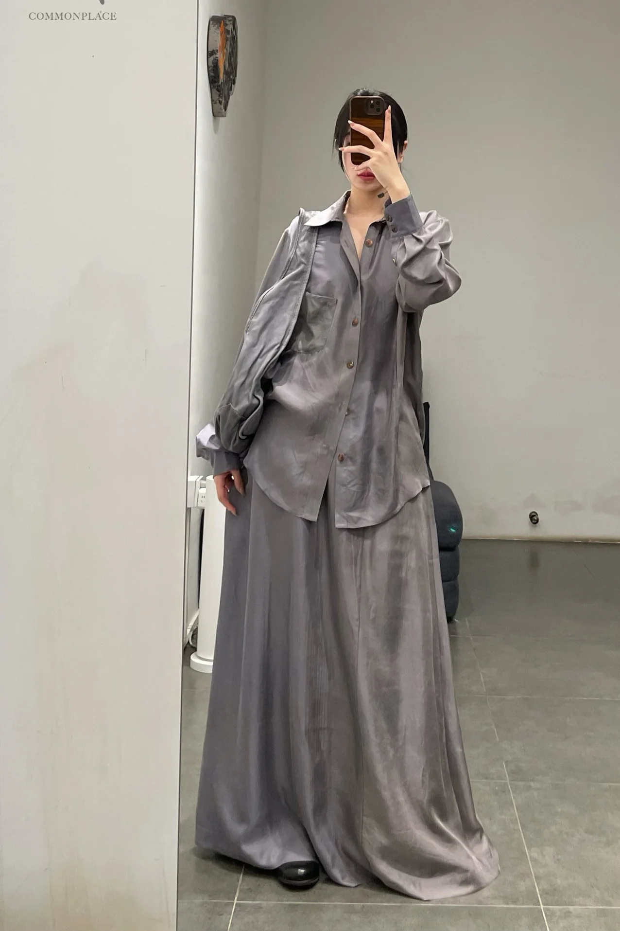 AVIVA JIFEI XUE round pocket shirt SS24-RPS-PLS - Image 18
