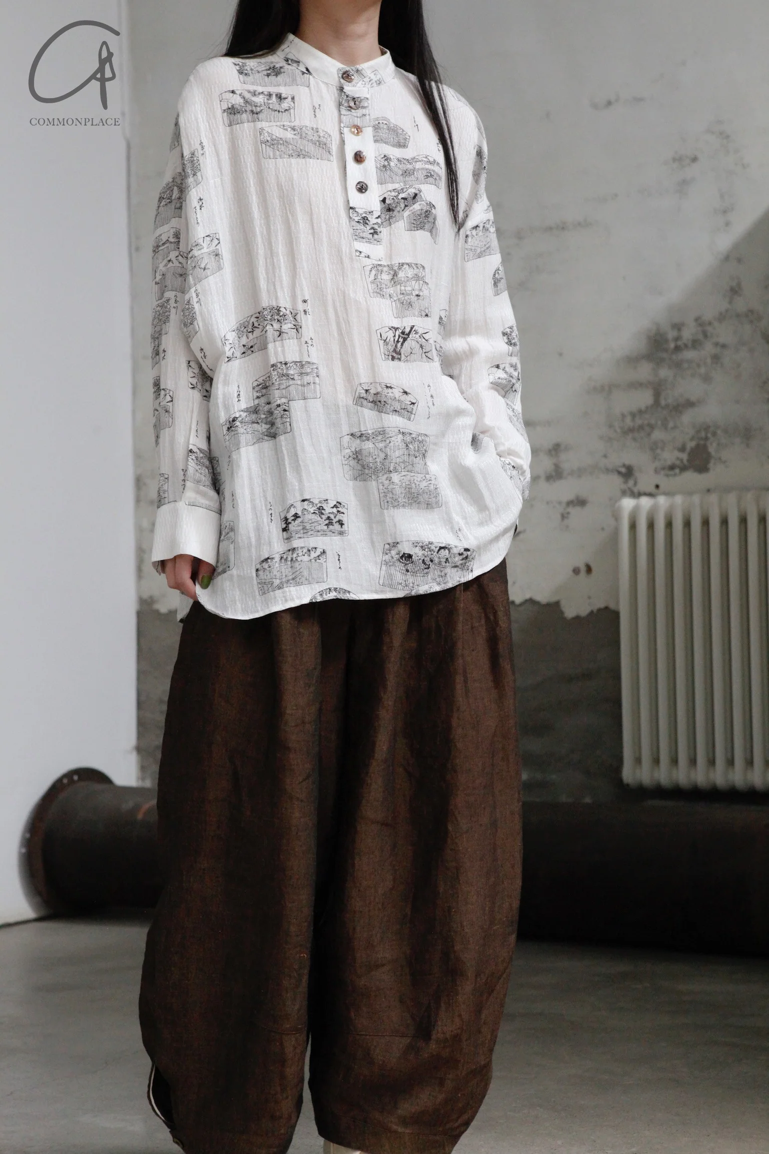 AVIVA JIFEI XUE Stand Collar Pullover FW22-SCS-PT - Image 2