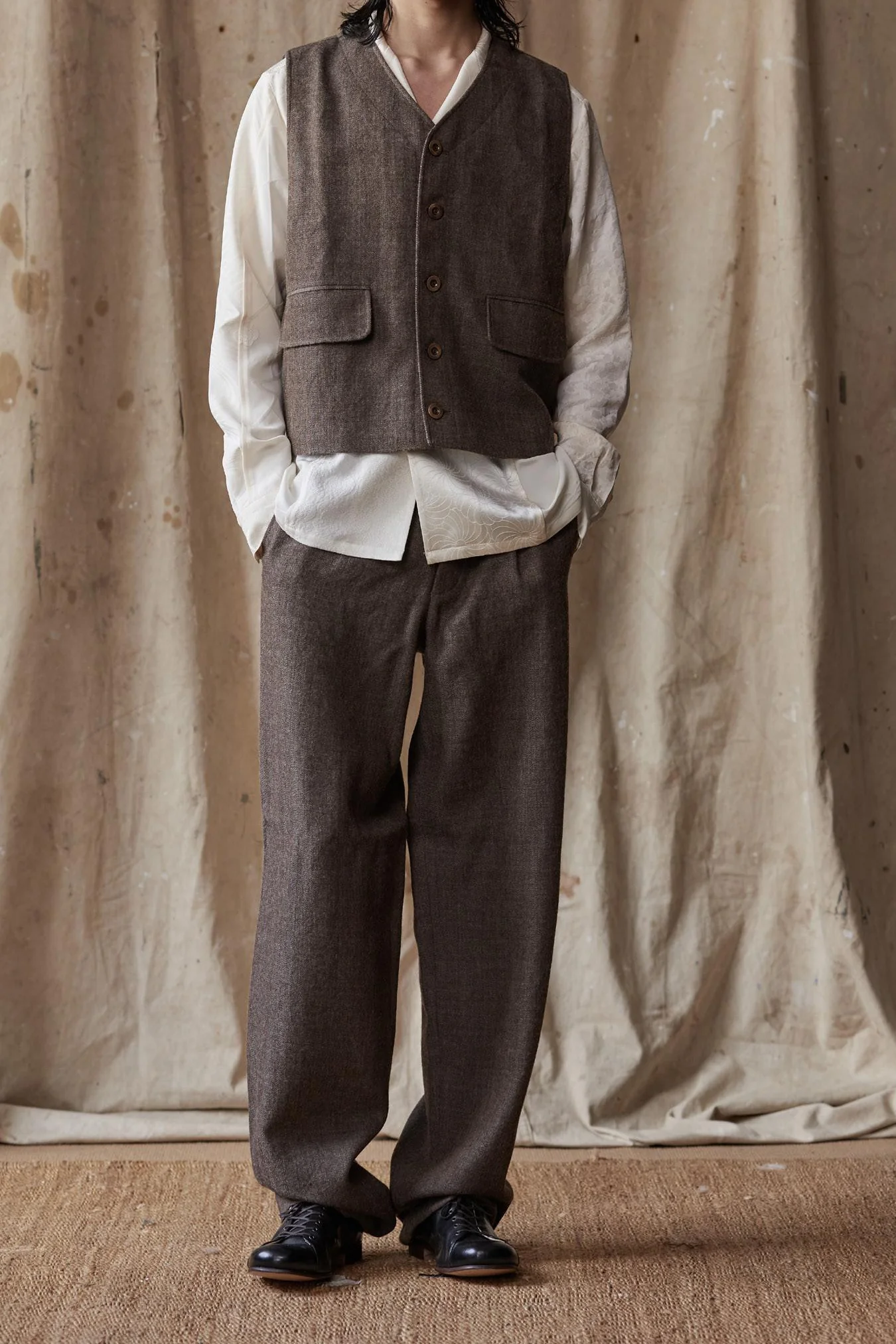 AVIVA JIFEI XUE Straight Leg Pants FW23-SLP9-GBR - Image 13