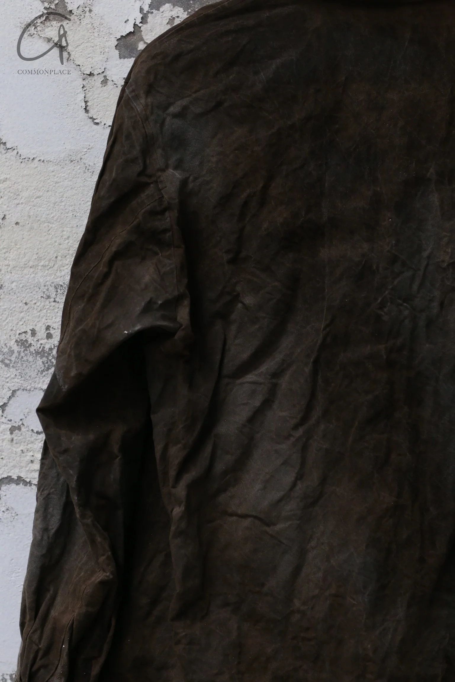 AVIVA JIFEI XUE Waxed Drawstring Work Jacket SS23-WDWJ-MTBR - Image 9